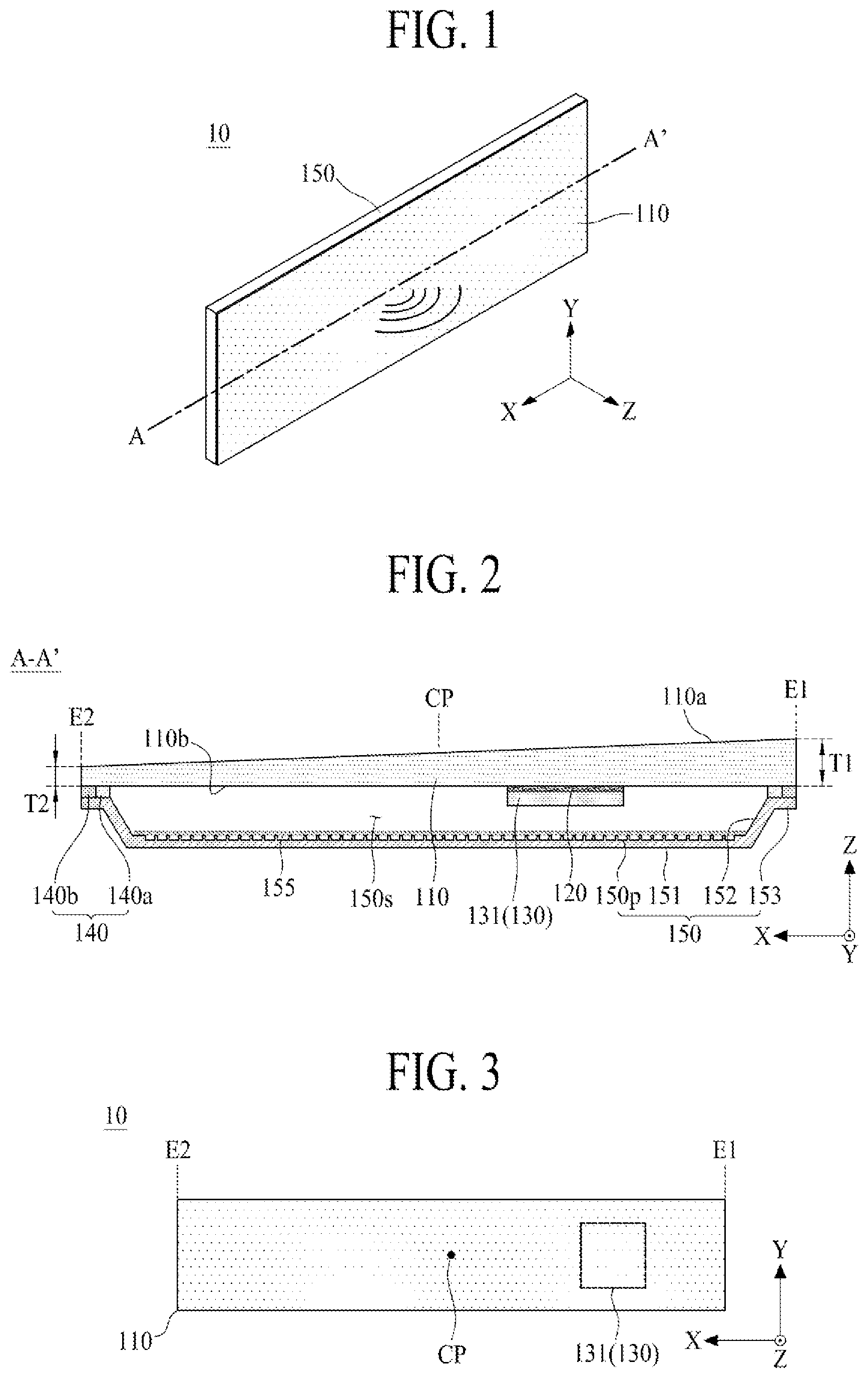 Patent US12309544 Figure 1 – Sound apparatus and sound system including the same