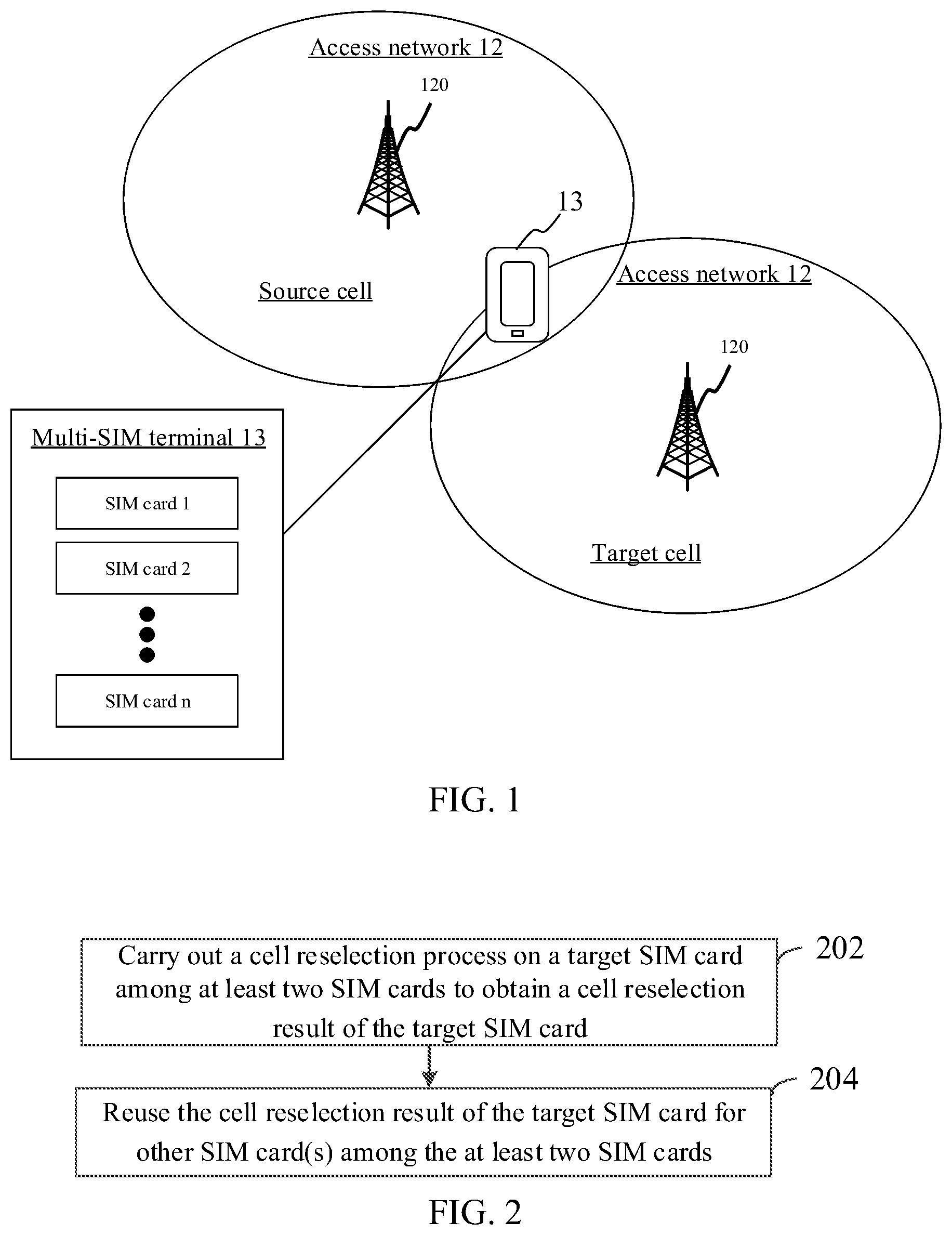 Patent US12309645 Figure 1 – Method, apparatus, mobile terminal, and storage medium for cell reselection