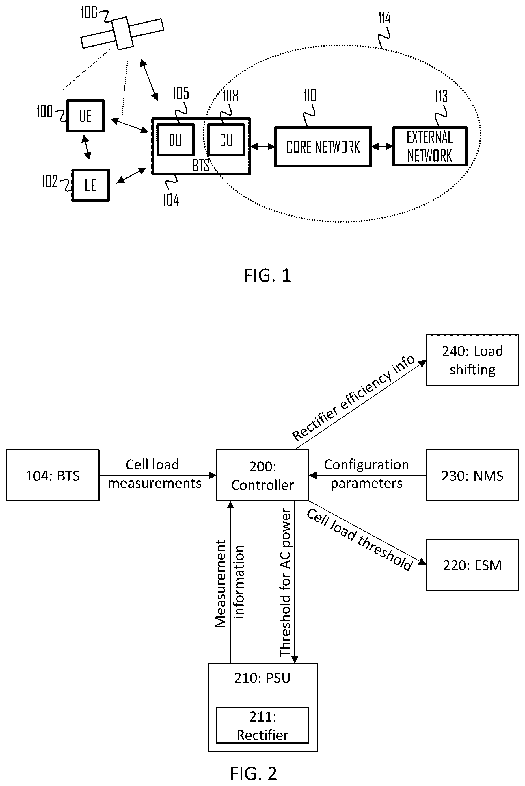 Patent US12309694 — Mapping between cell load and rectifier efficiency — Figure 1