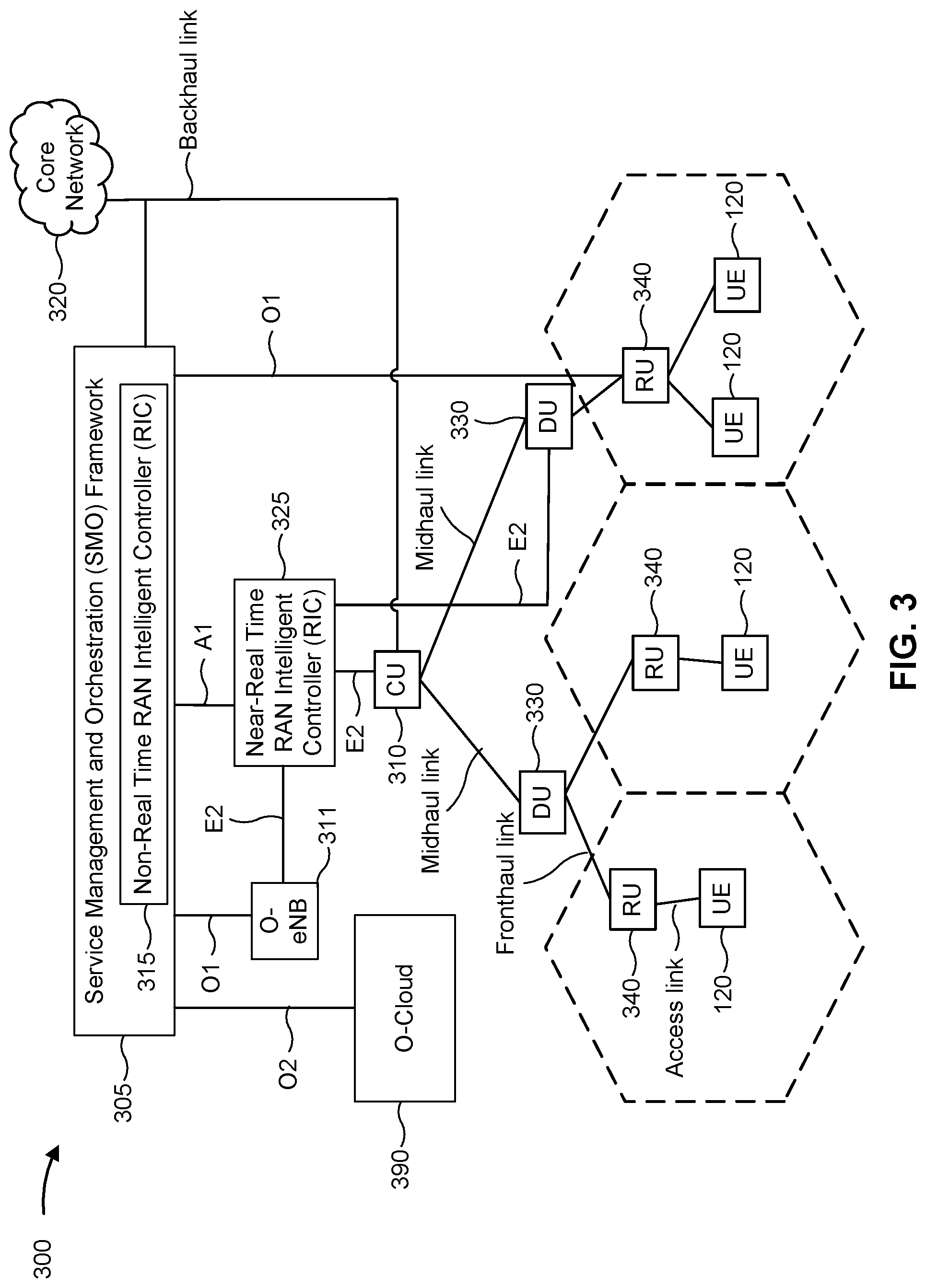 Patent US12309716 Figure 3 – Beamforming using an amplitude control limitation of an amplitude control capability