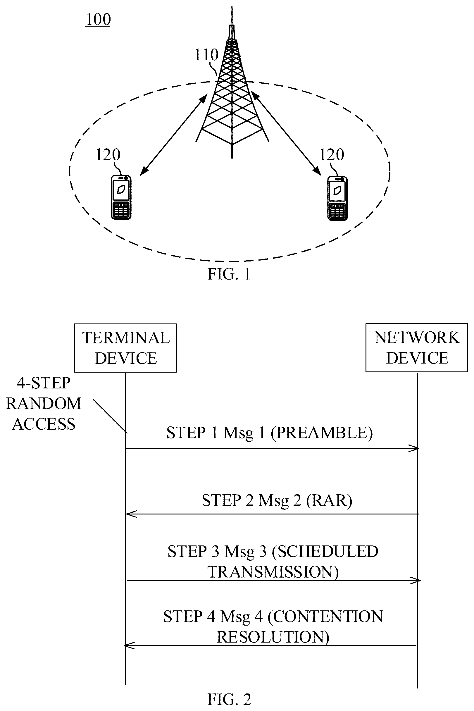 Patent US12309841 — Method for random access and communication device — Figure 1