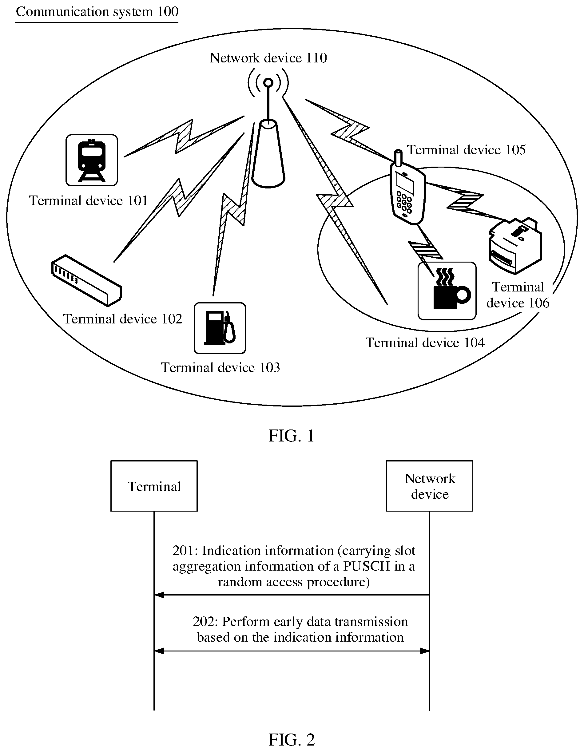 Patent US12309849 — Data transmission method and apparatus — Figure 1