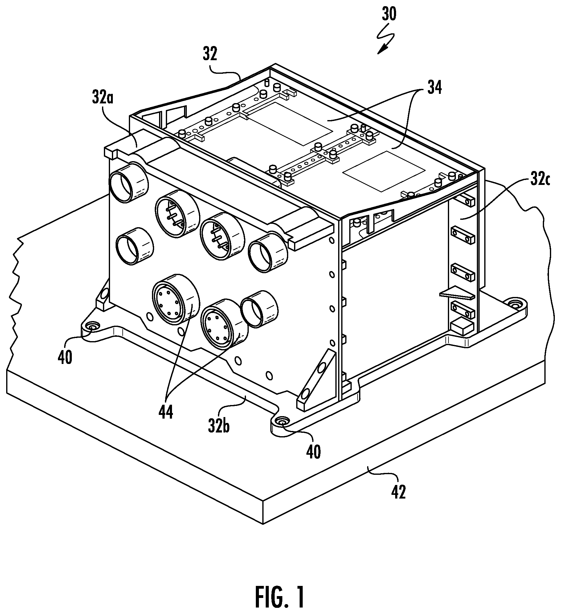 Patent US12309912 — Electronic assemblies having embedded passive heat pipes and associated method — Figure 1