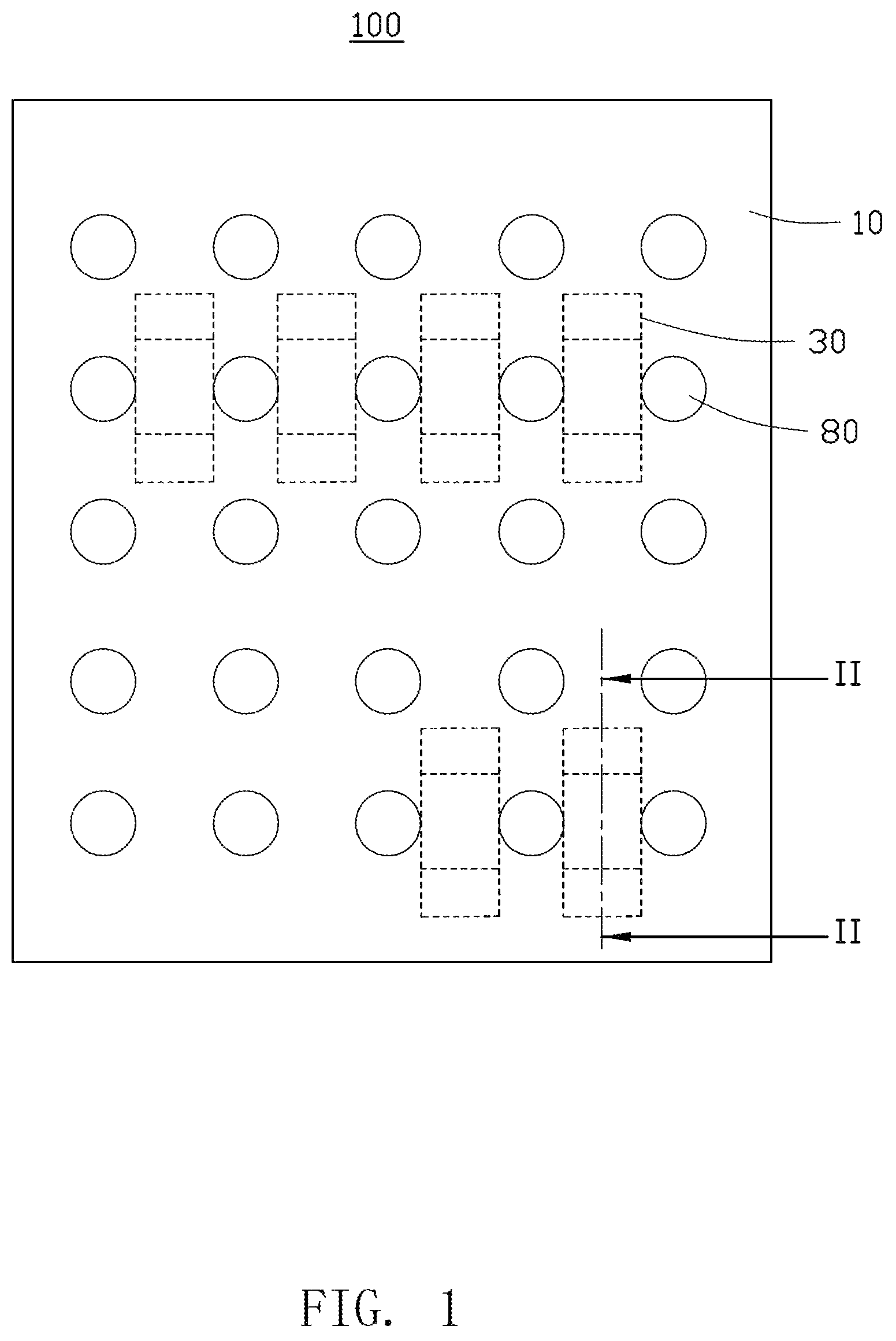Patent US12309918 Figure 1 – Circuit board having embedded electronic component and method for manufacturing the same