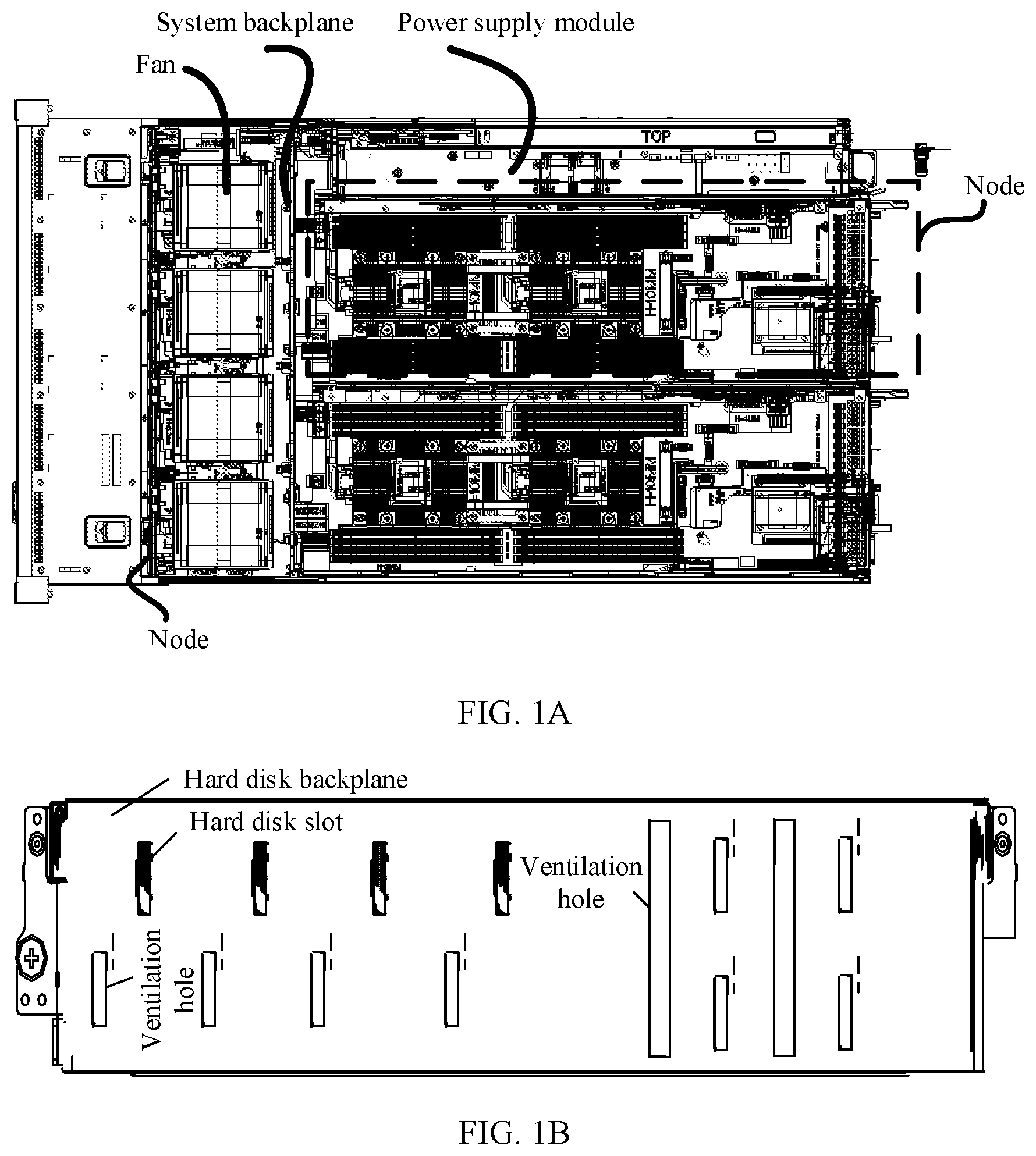 Patent US12309957 — Multi-node server, cabinet server, and blade server — Figure 1