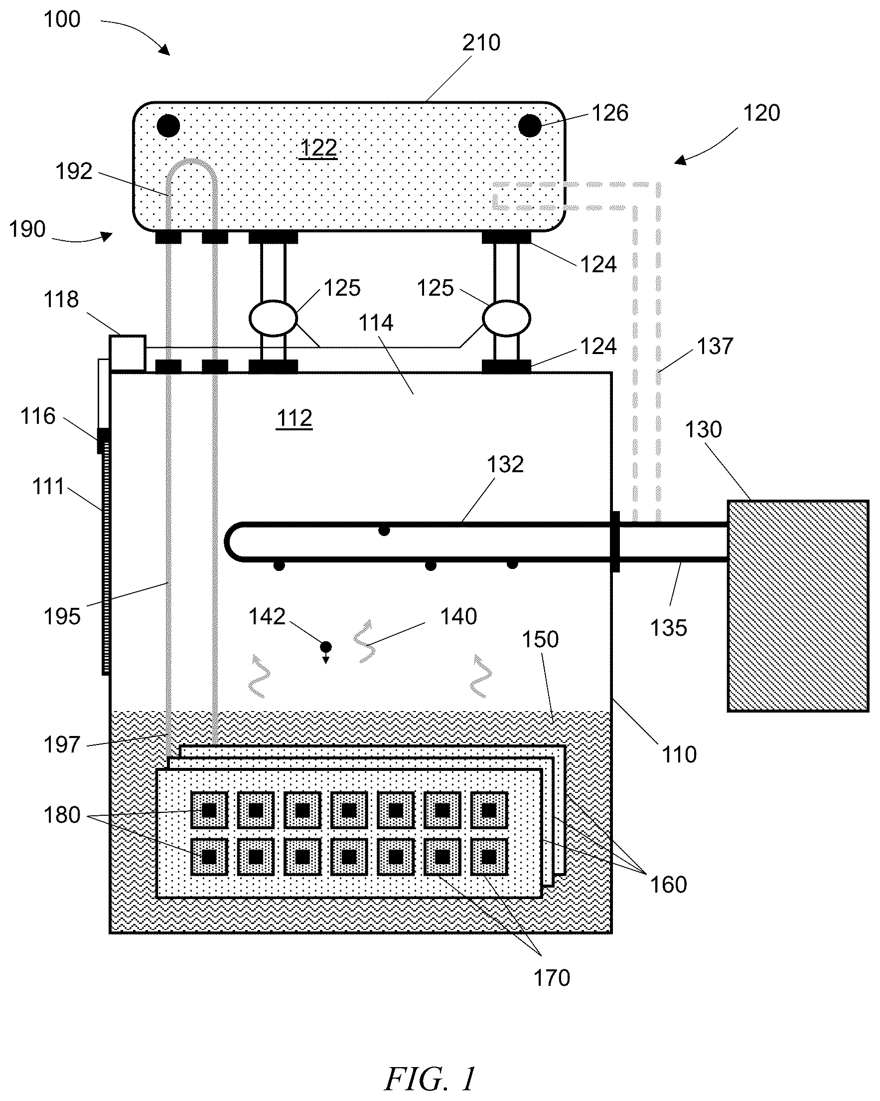 Patent US12309972 — Bellows for immersion cooling — Figure 1