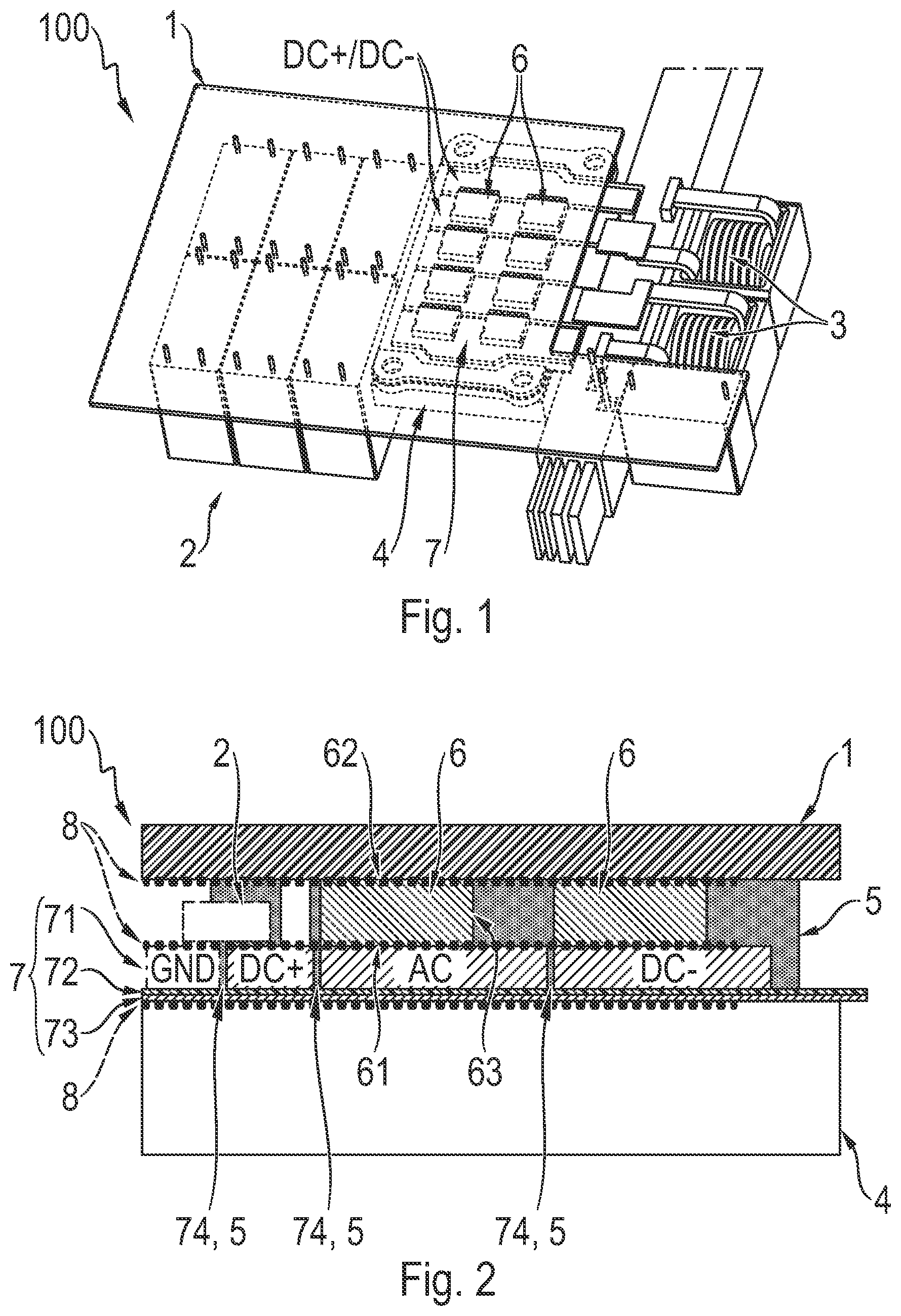 Patent US12309981 — Power electronics module — Figure 1