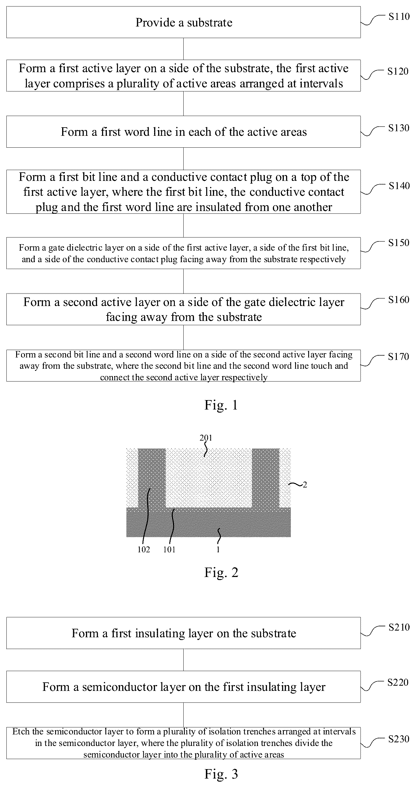 Patent US12309992 — Semiconductor structure and formation method thereof, and memory — Figure 1