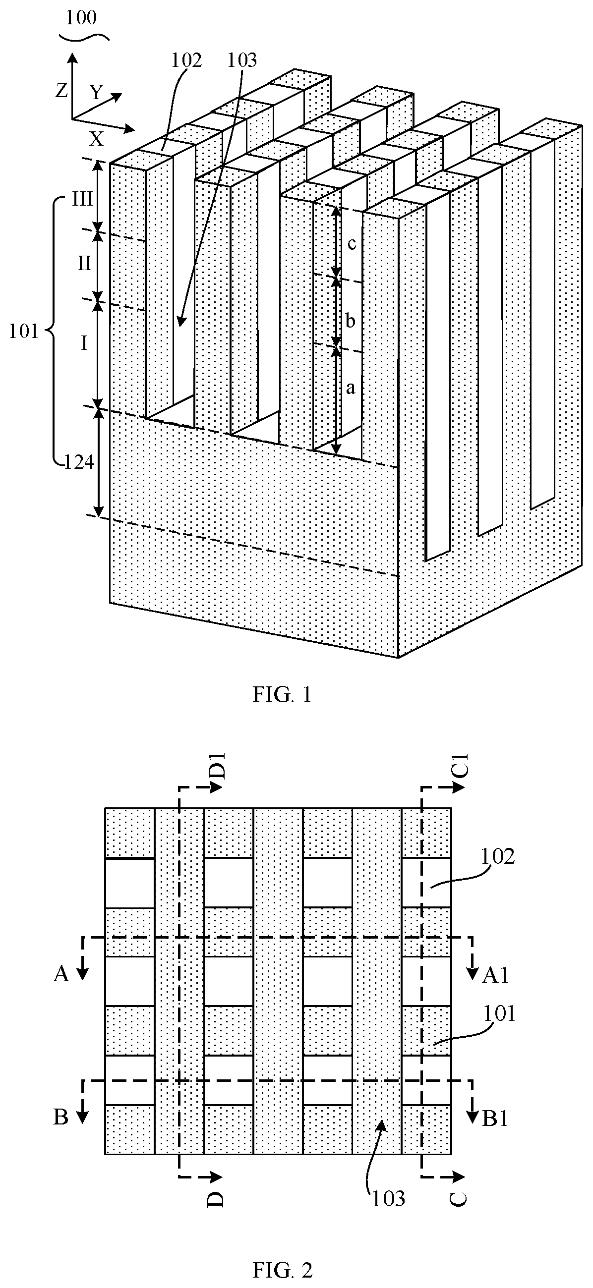 Patent US12309997 — Semiconductor structure and method for fabricating same — Figure 1