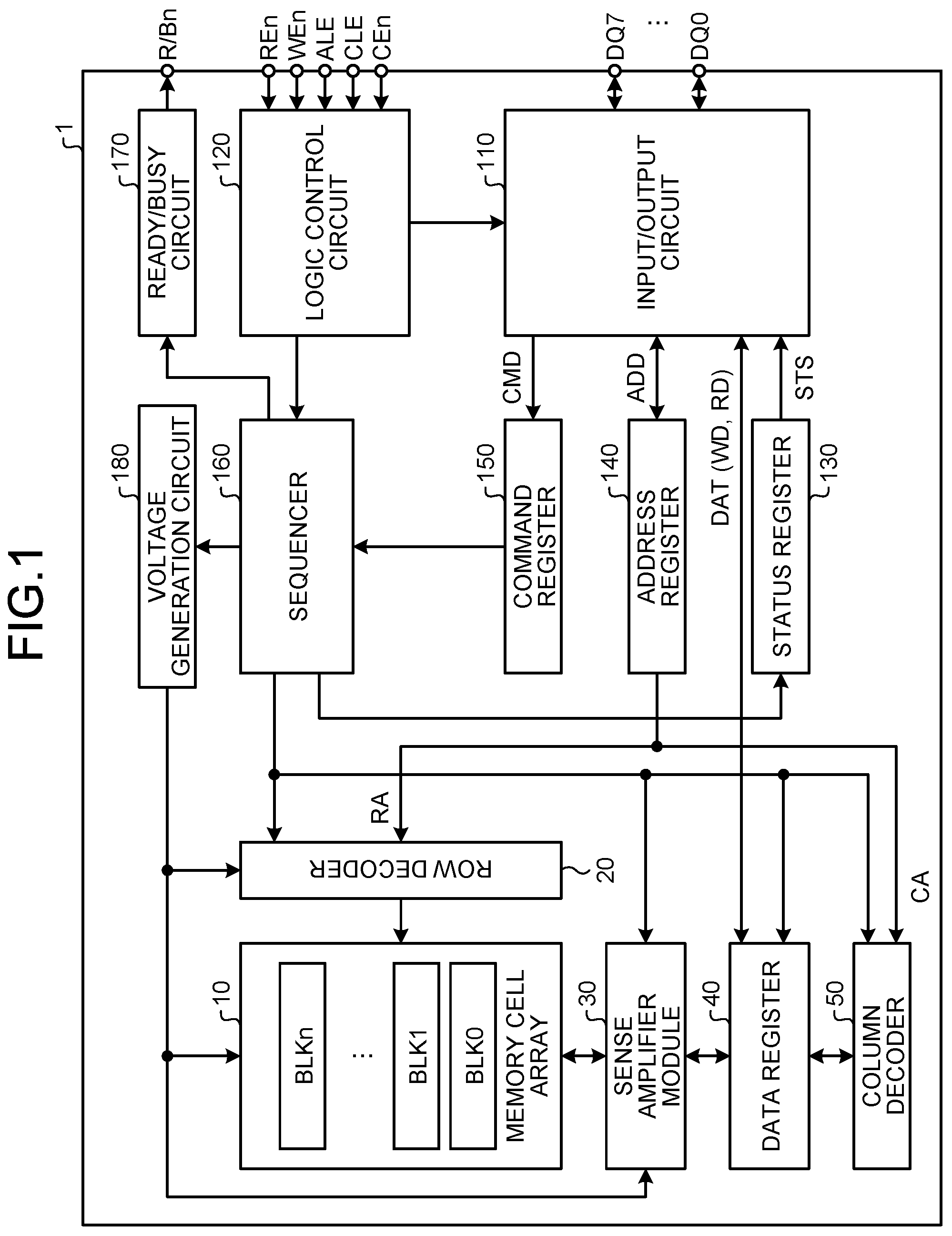 Patent US12310006 — Semiconductor device, semiconductor storage device, and method of manufacturing semiconductor device — Figure 1