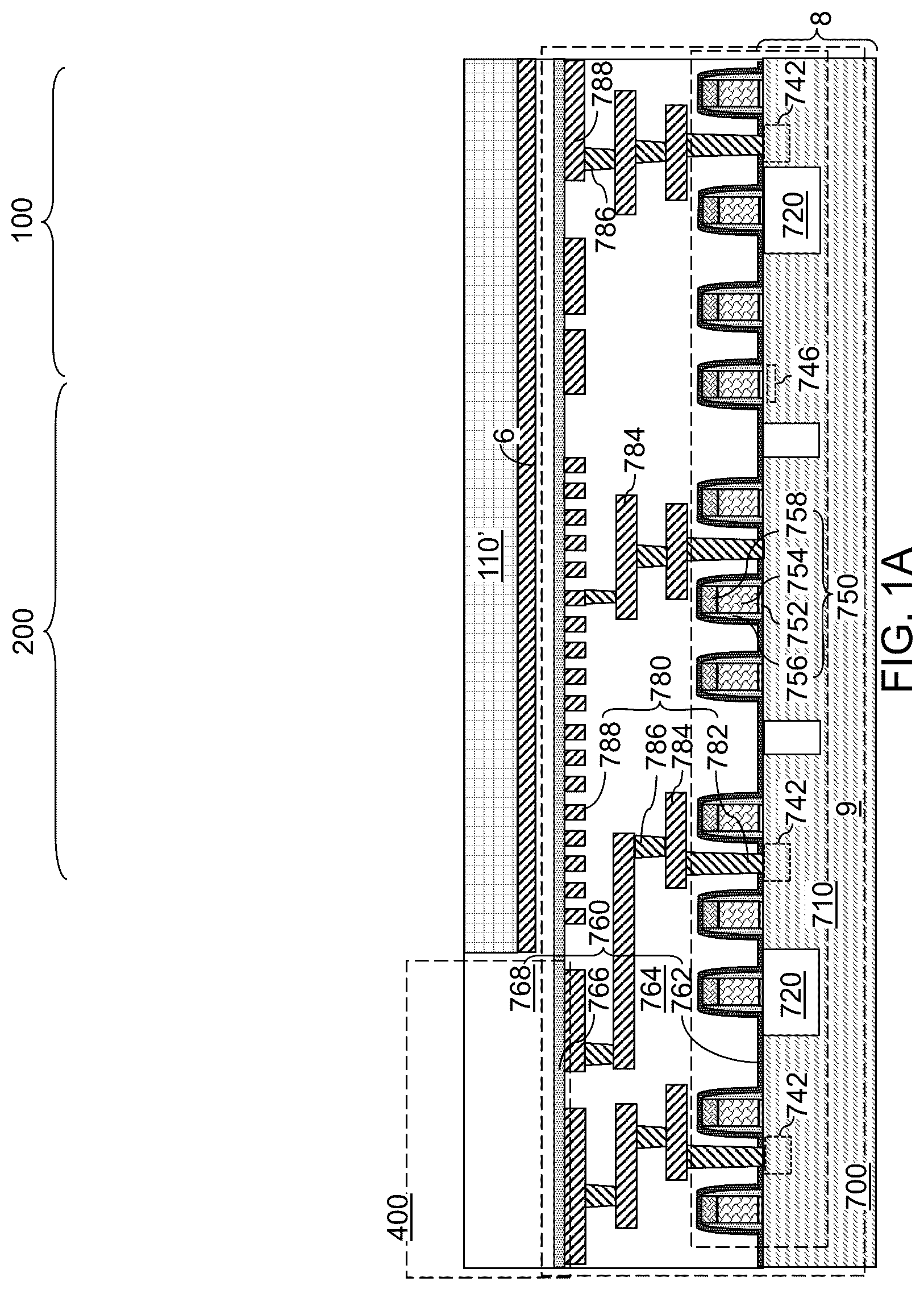 Patent US12310020 — Three-dimensional memory device including a dummy word line with tapered corner and method of making the same — Figure 1