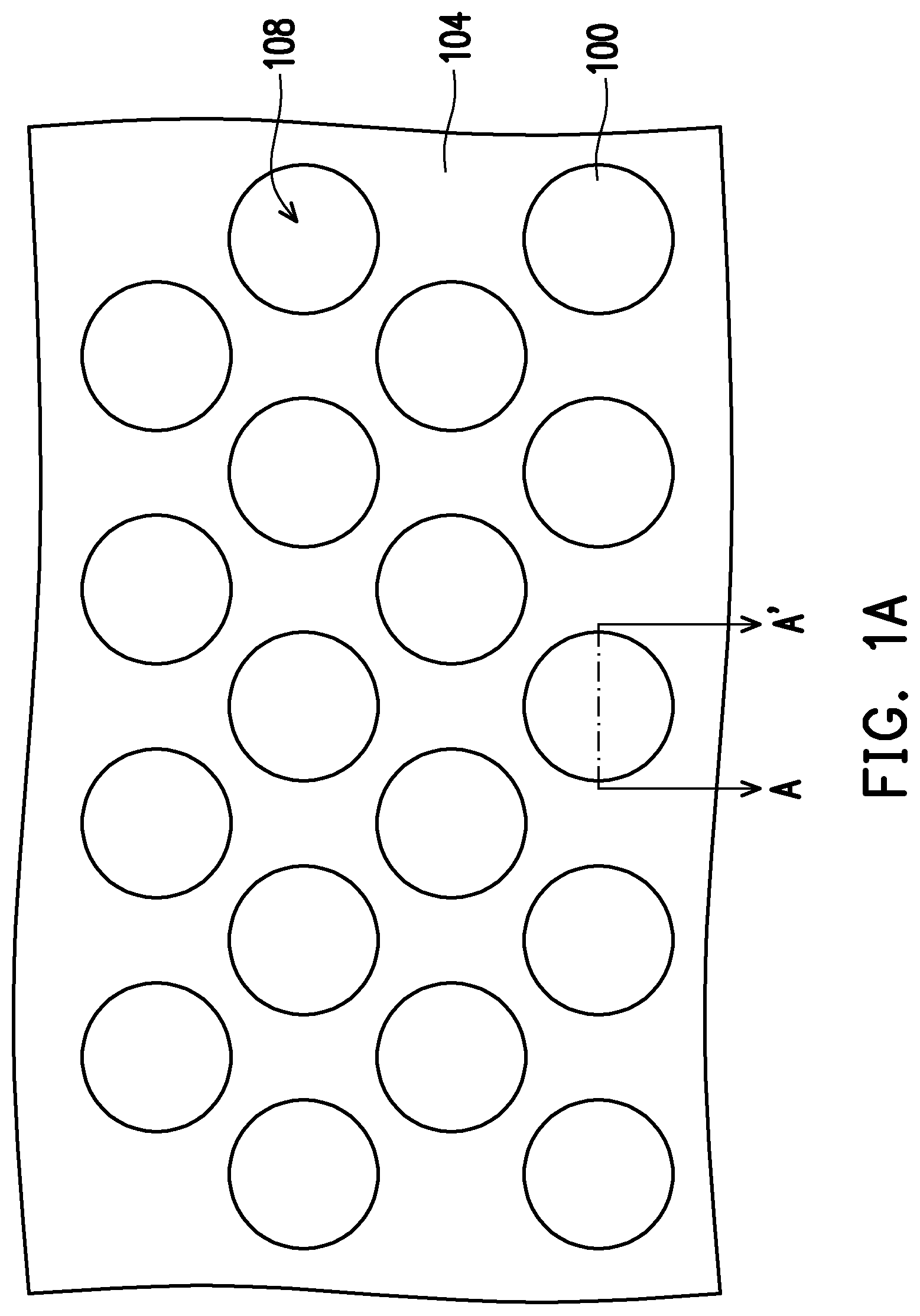 Patent US12310023 — 3D semiconductor device and array layout with isolated conductive pillars — Figure 1