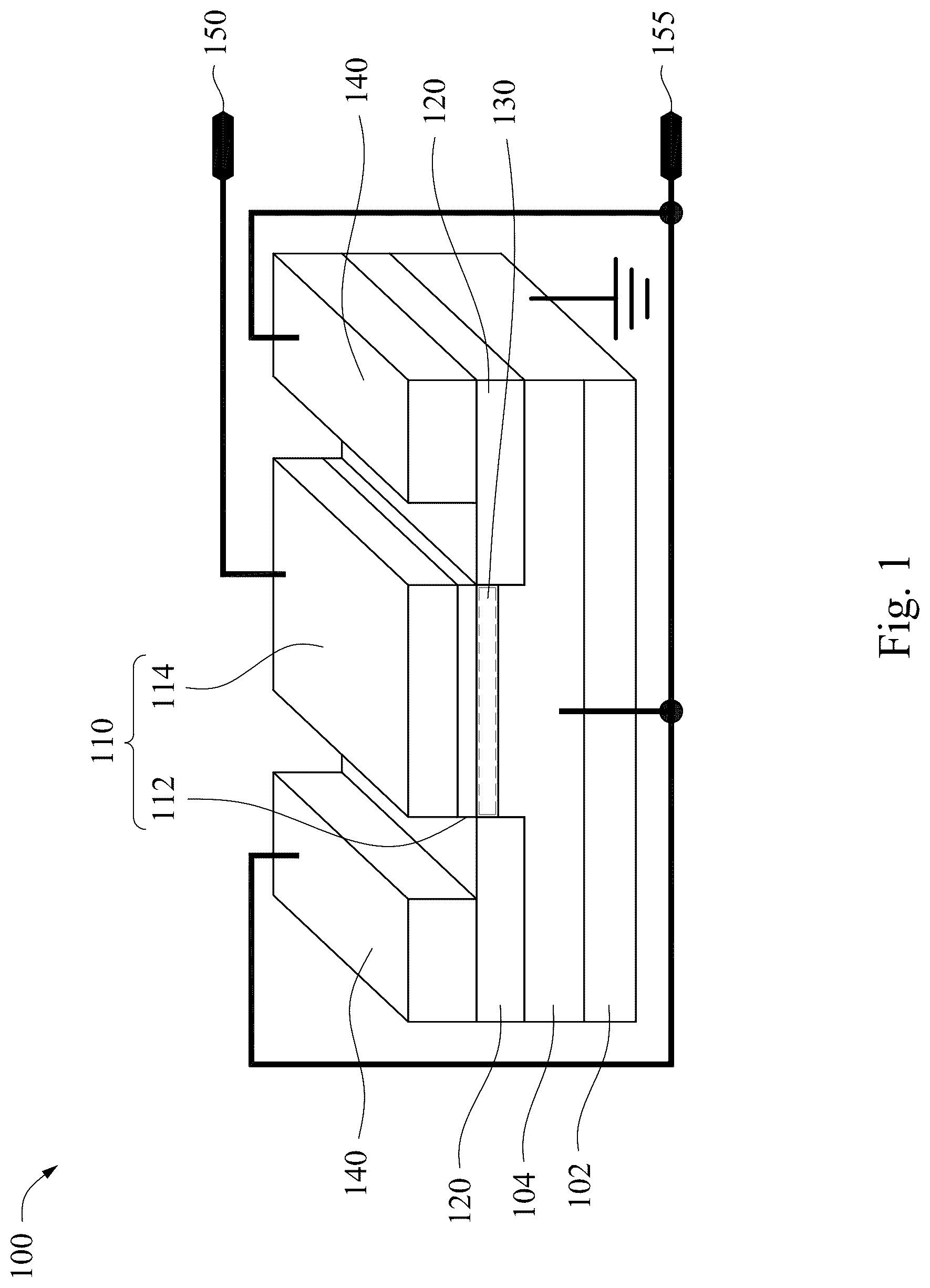Patent US12310038 — Method of making decoupling capacitor — Figure 1