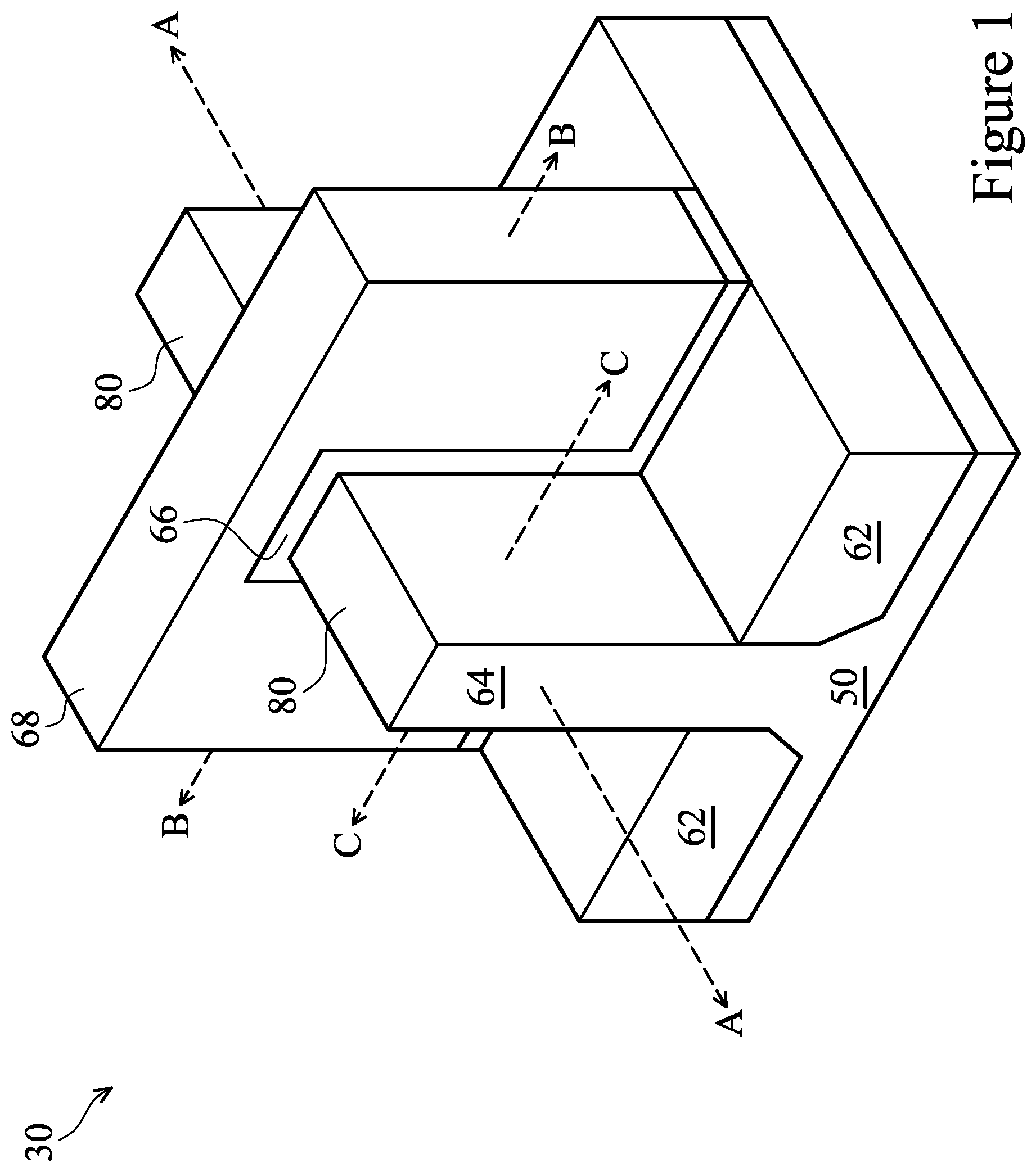 Patent US12310051 — Fin field-effect transistor device having contact plugs with re-entrant profile — Figure 1