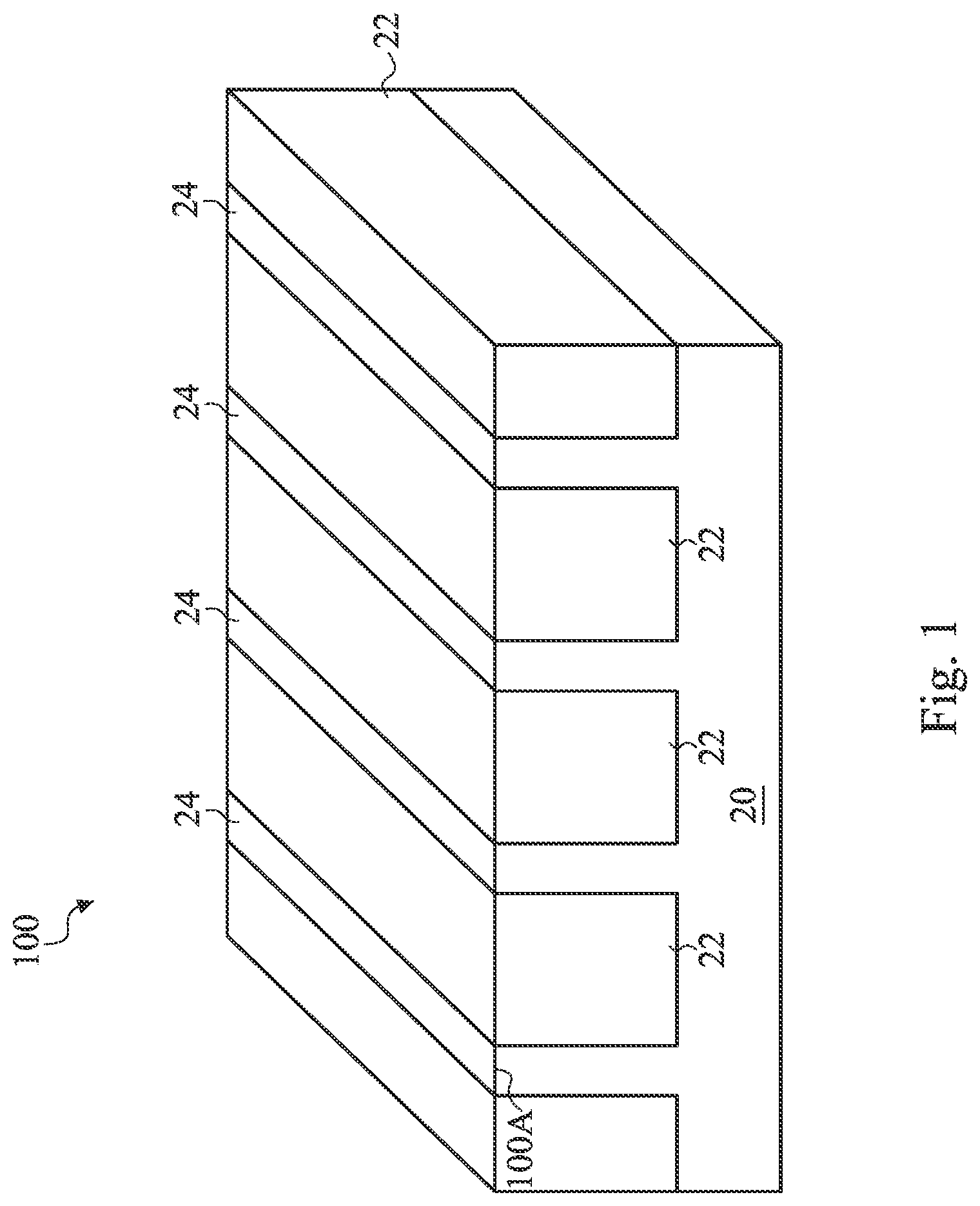 Patent US12310052 — Metal gate with silicon sidewall spacers — Figure 1
