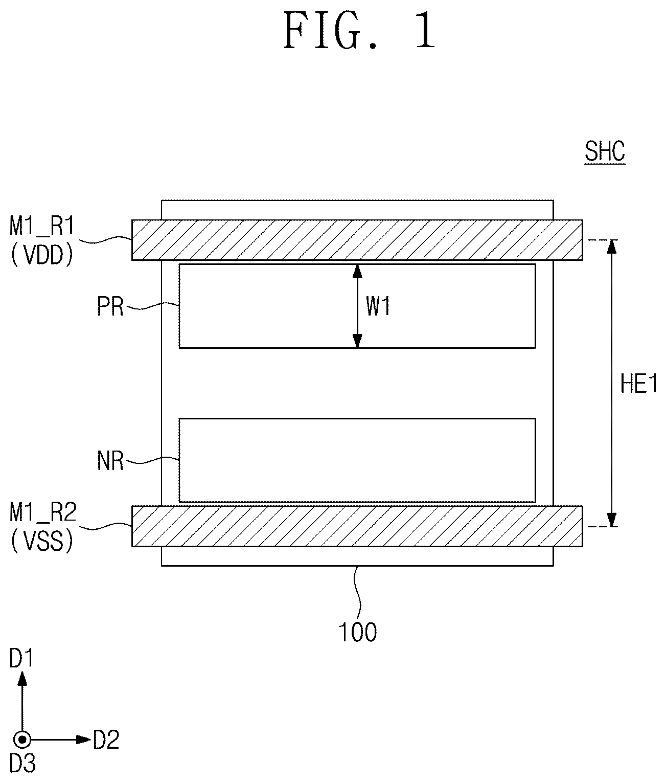 Patent US12310055 — Semiconductor device and method of fabricating the same — Figure 1