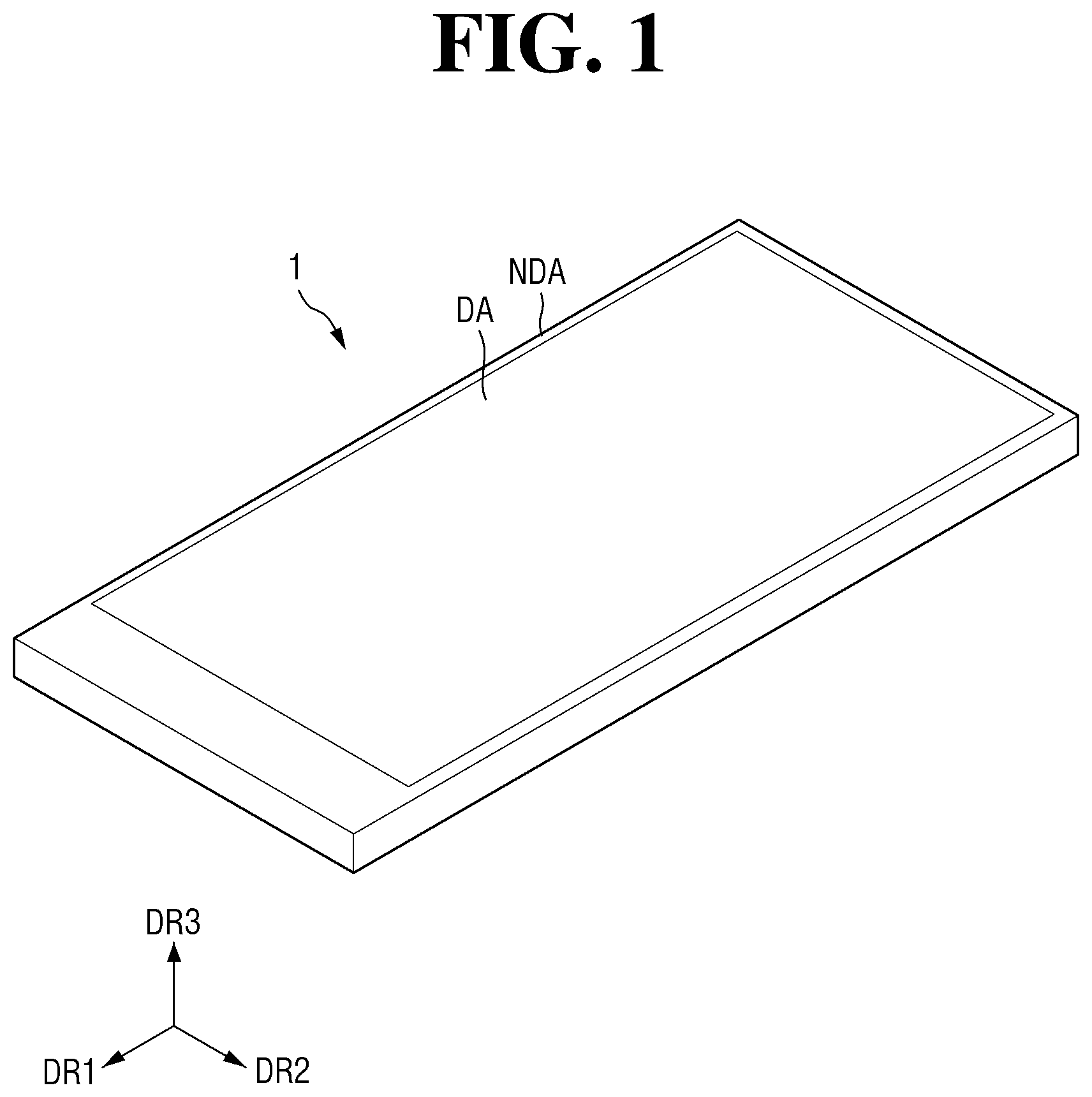 Patent US12310066 — Display device and method of fabricating the same — Figure 1