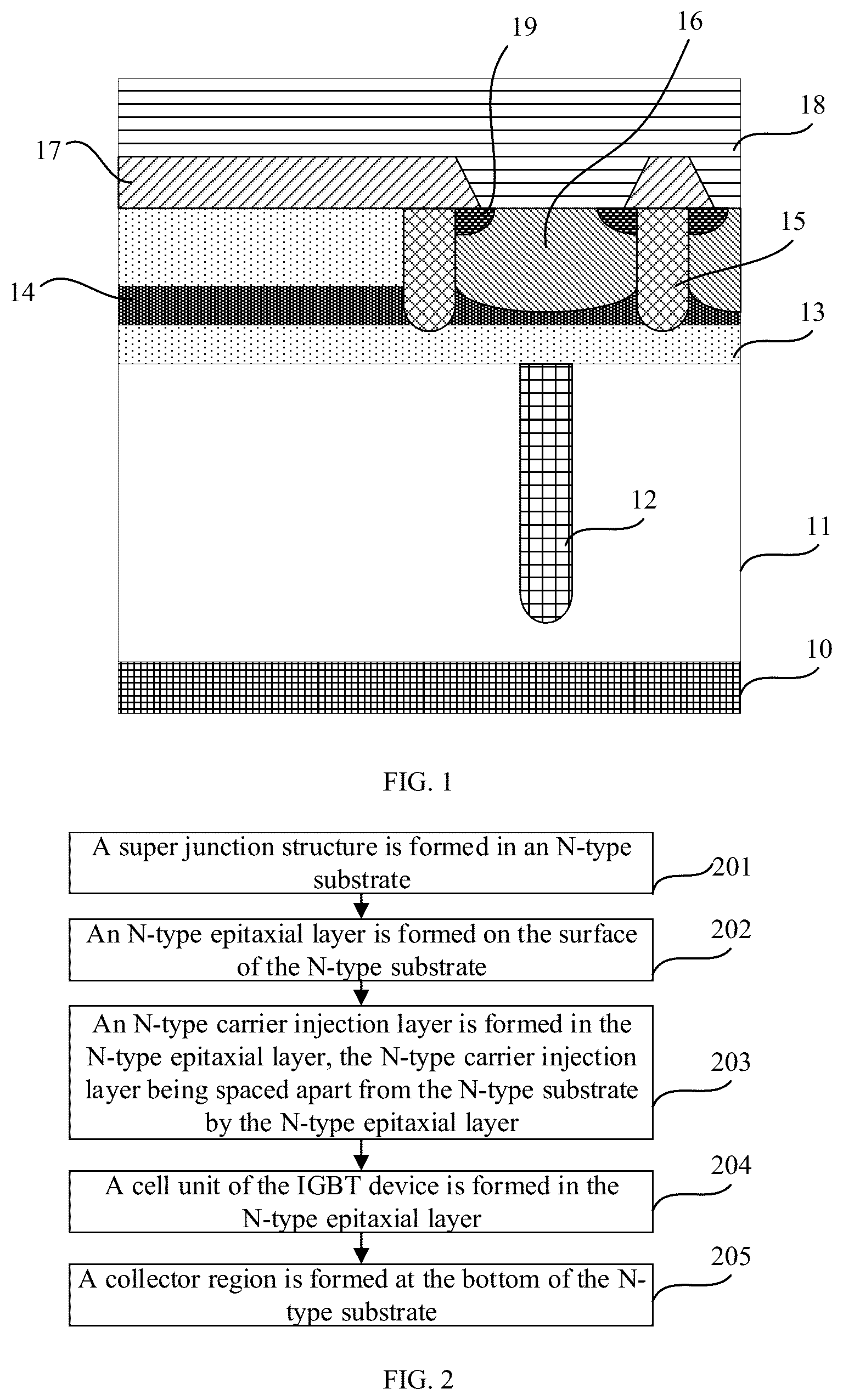 Patent US12310069 Figure 1 – IGBT device and method of making the same
