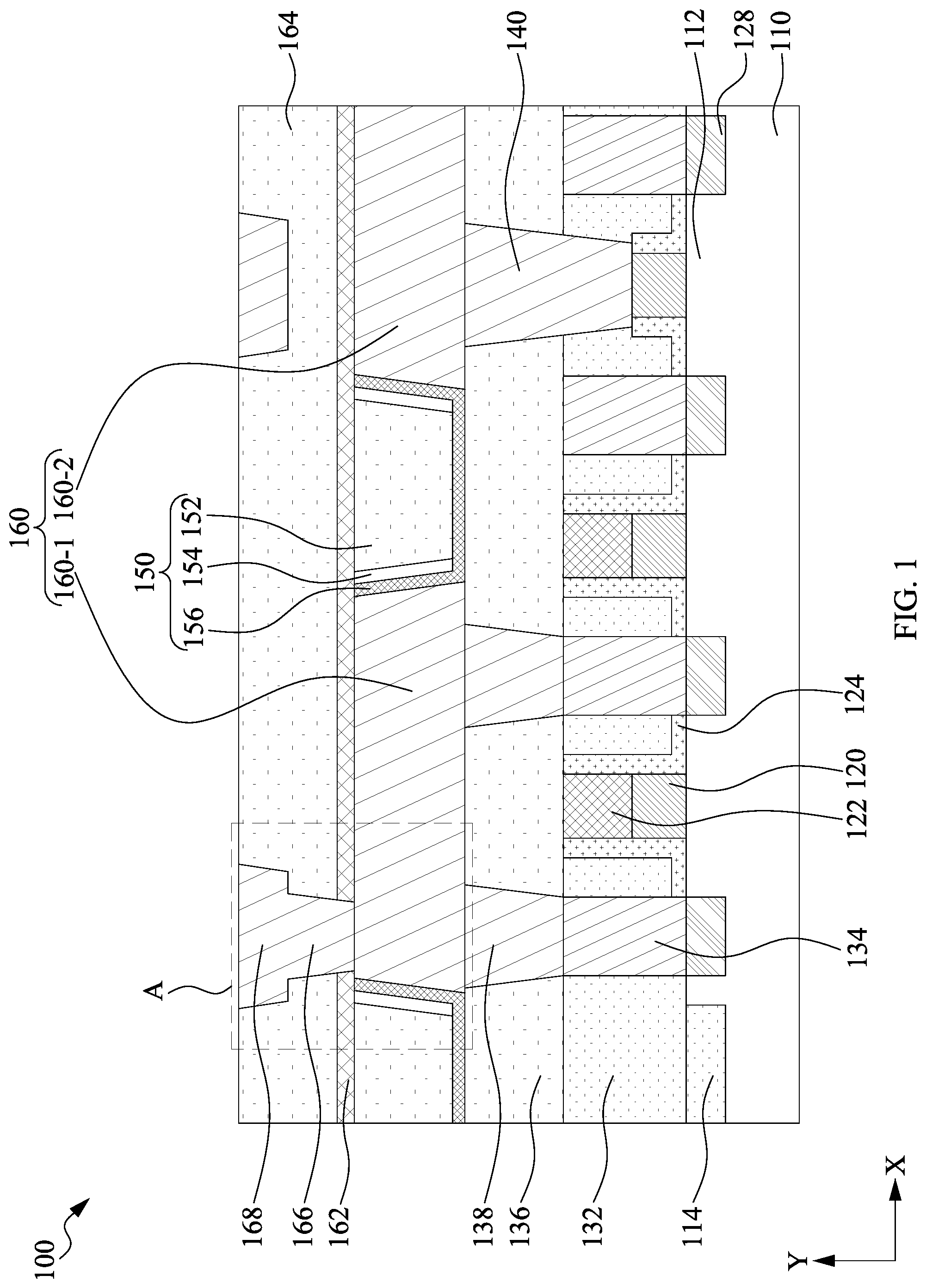 Patent US12310070 — Semiconductor device and method of manufacturing the same — Figure 1