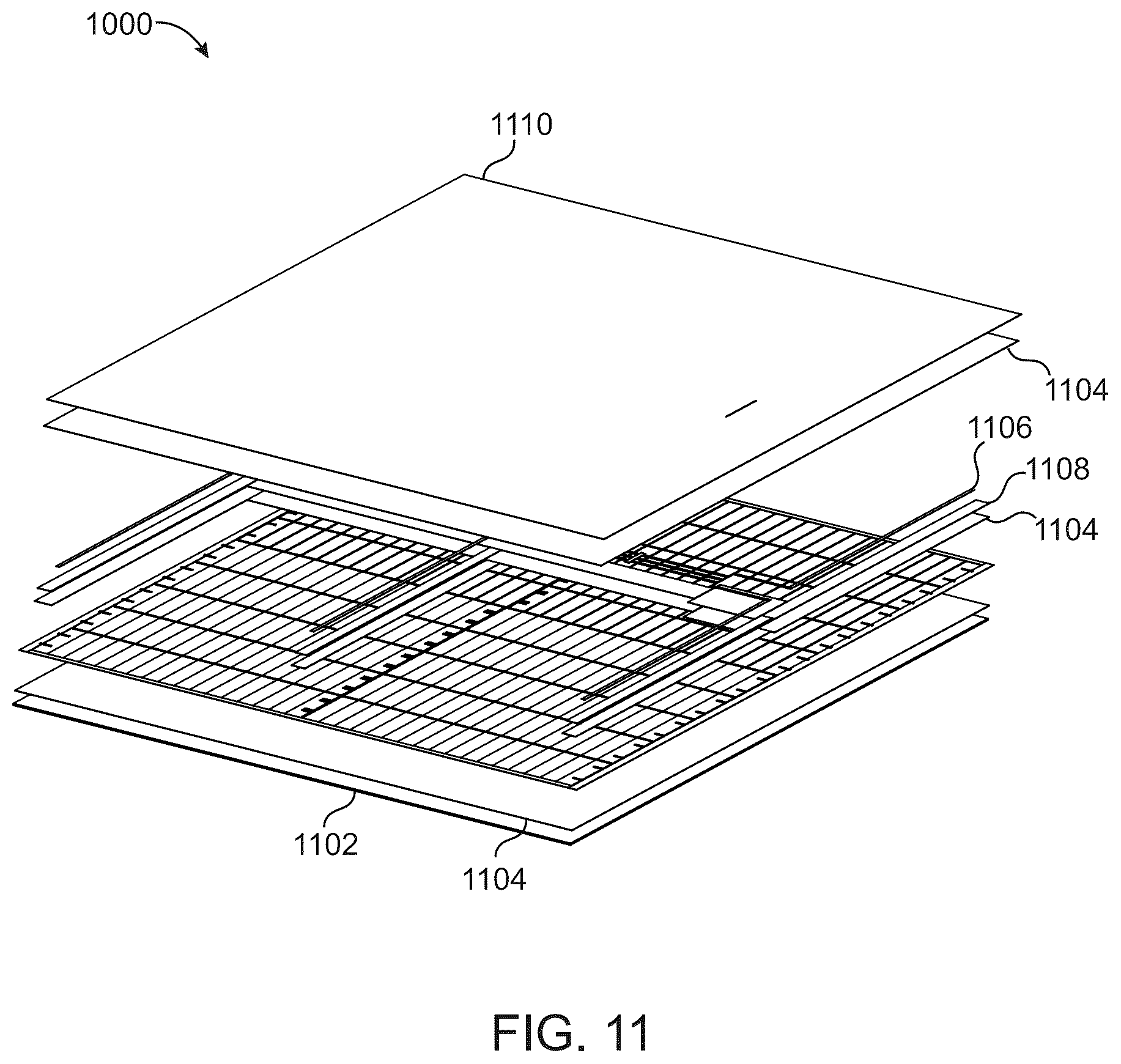 Patent US12310122 Figure 14 – Interconnection configuration for solar module assembly
