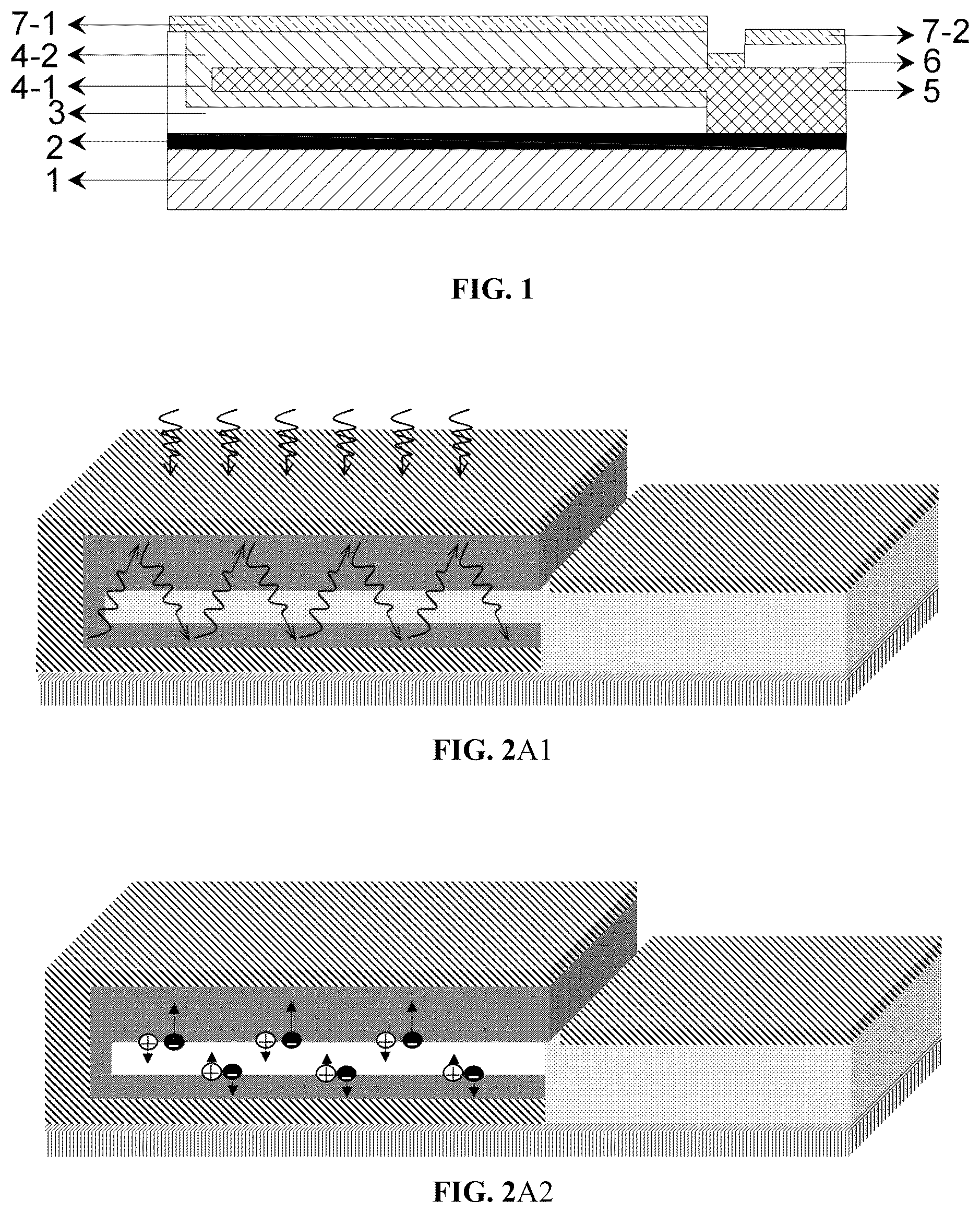 Patent US12310126 — Infrared photodetector based on van der waals heterostructure and preparation method thereof — Figure 1