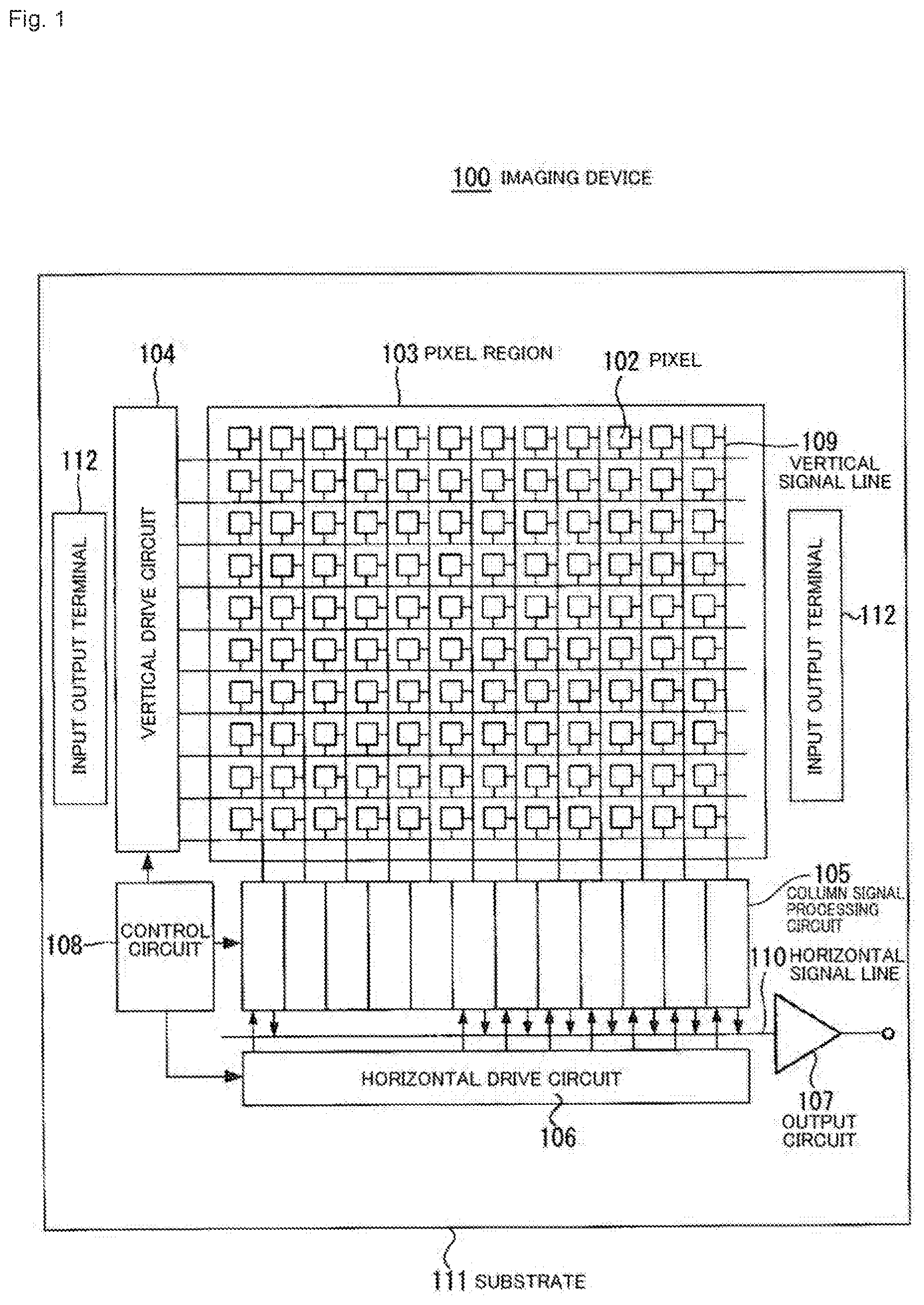 Patent US12310134 Figure 1 – Imaging device and electronic device