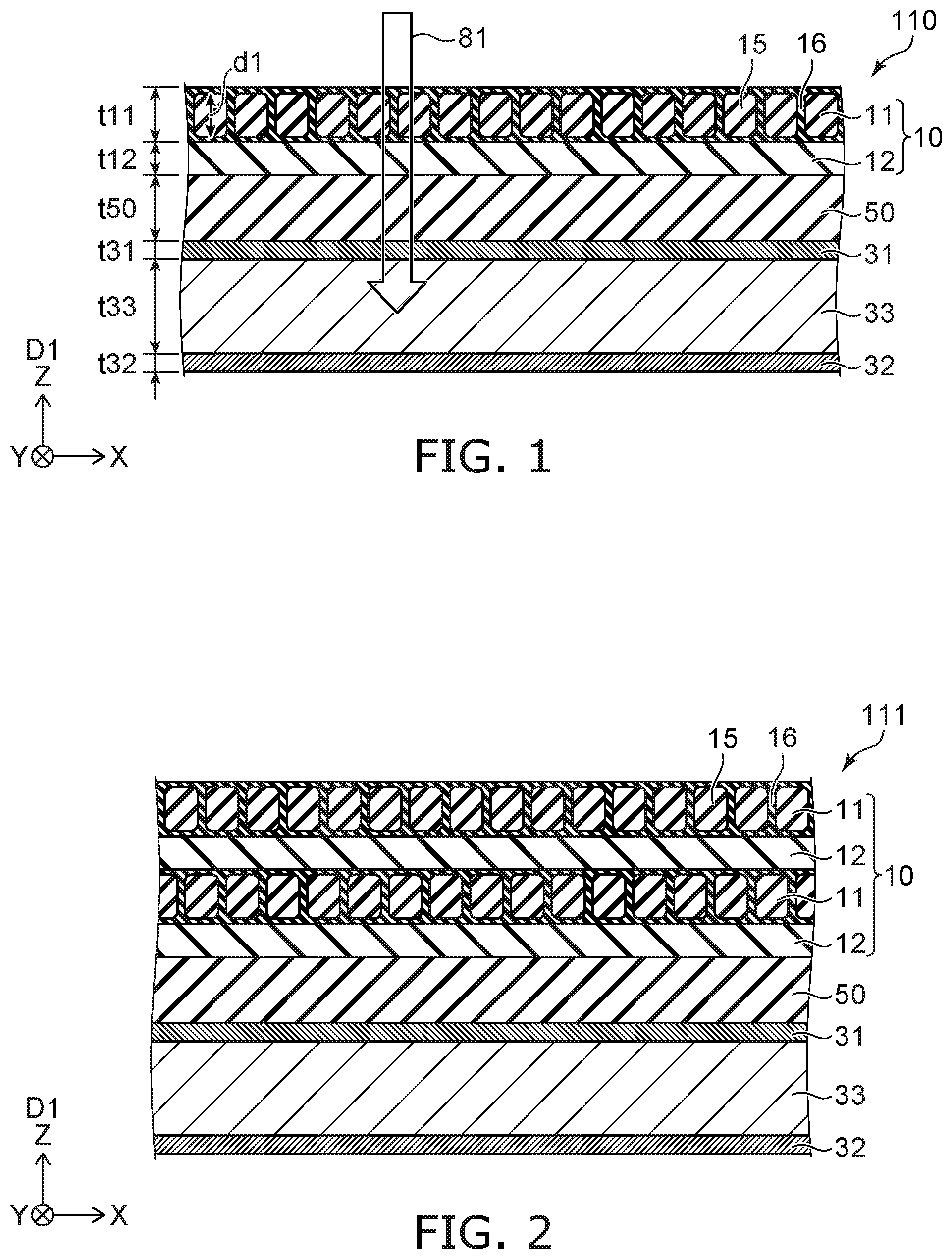 Patent US12310142 — Photoelectric conversion element and solar cell — Figure 1