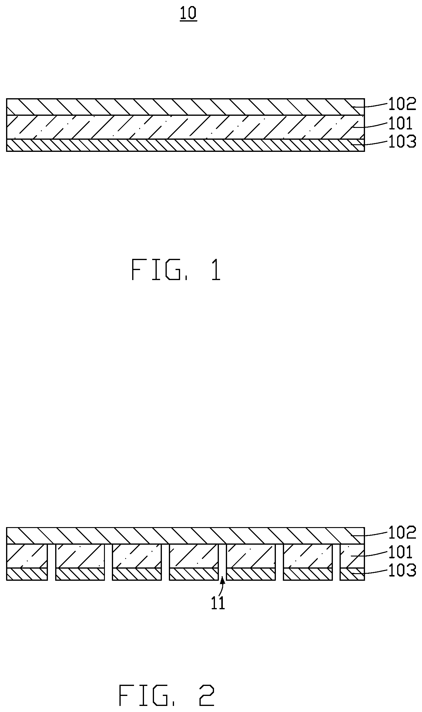 Patent US12310144 — Method of manufacturing display module with light emitting diode free of a split-screen boundary line and display module with light emitting diode — Figure 1