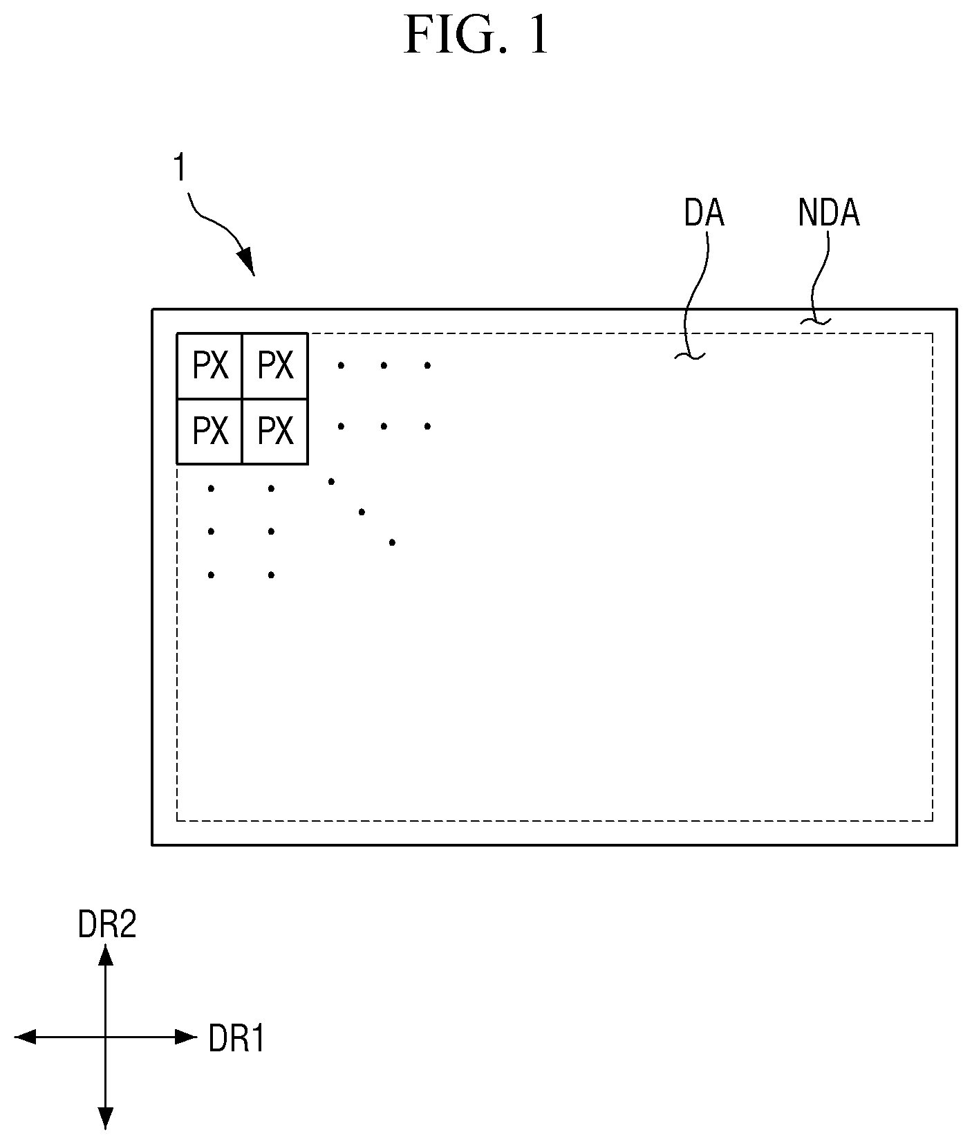 Patent US12310151 — Display device — Figure 1