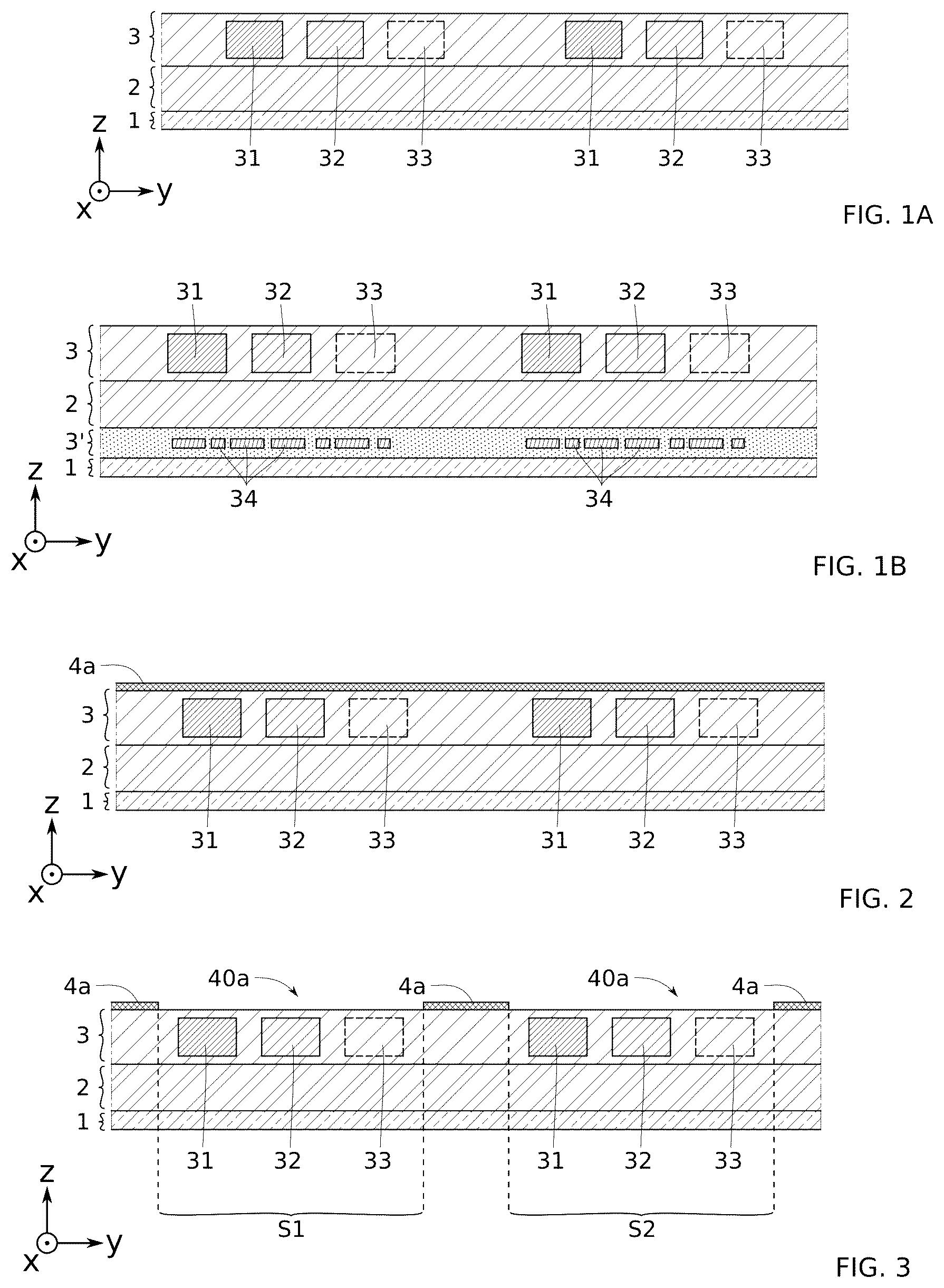 Patent US12310156 — Optoelectronic device and manufacturing method — Figure 1