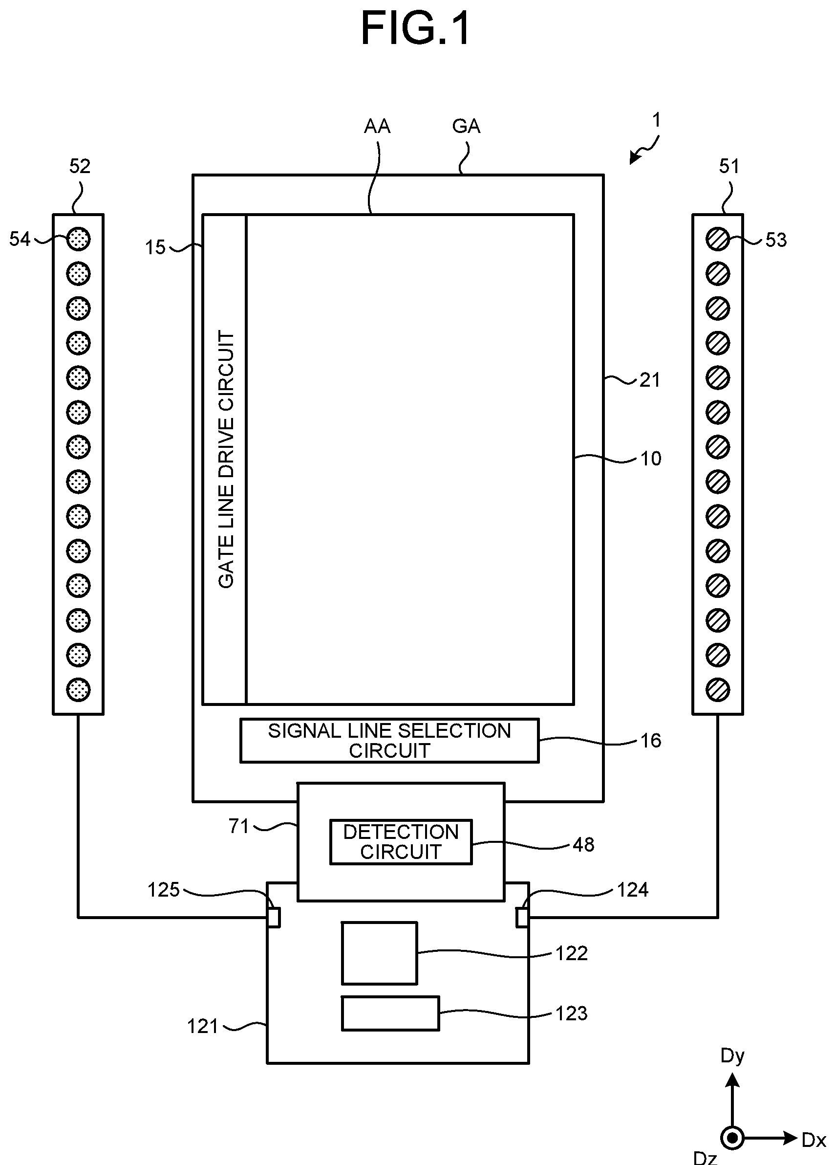 Patent US12310162 — Detection device — Figure 1