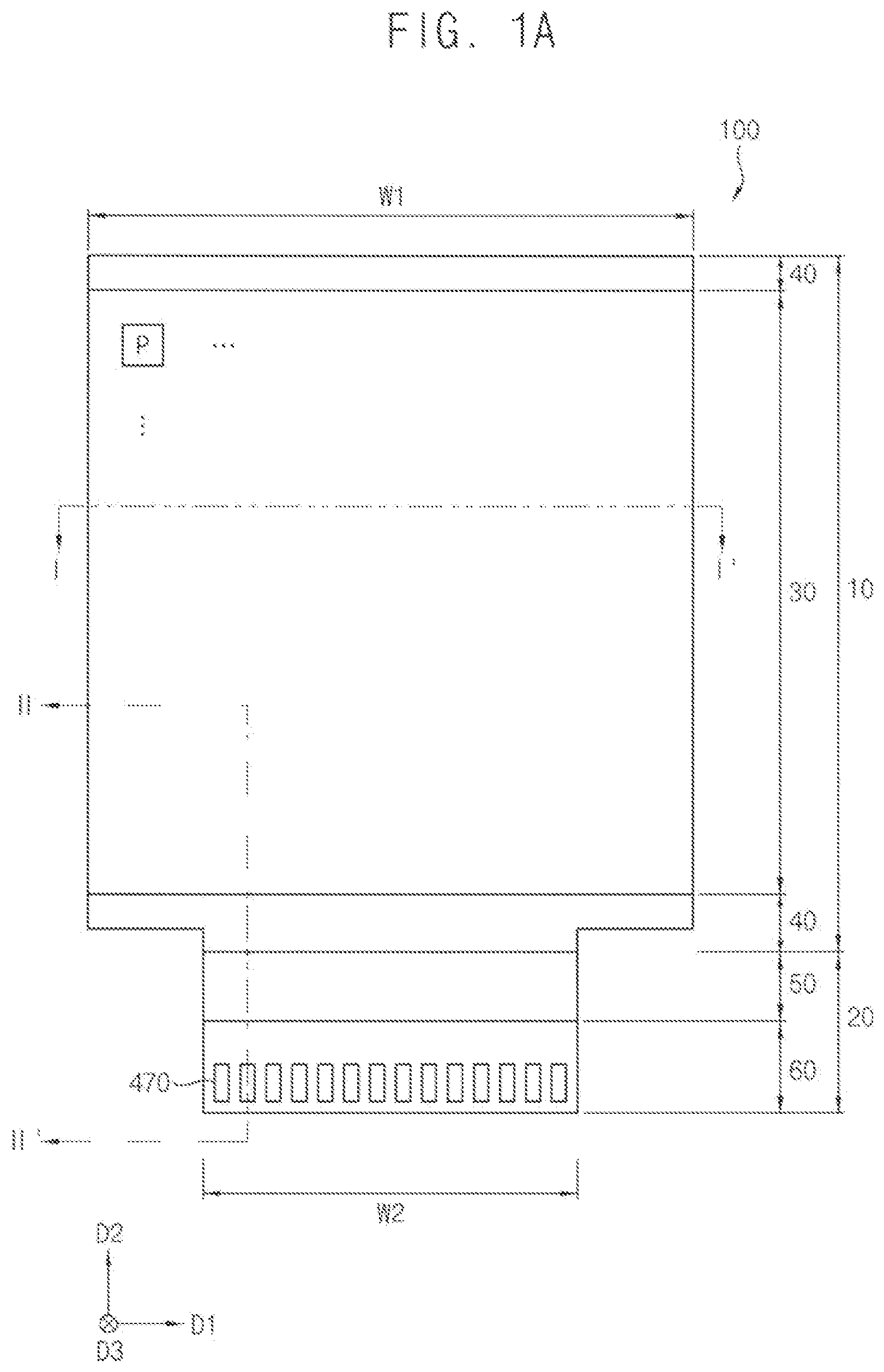 Patent US12310171 — Organic light emitting display device — Figure 1