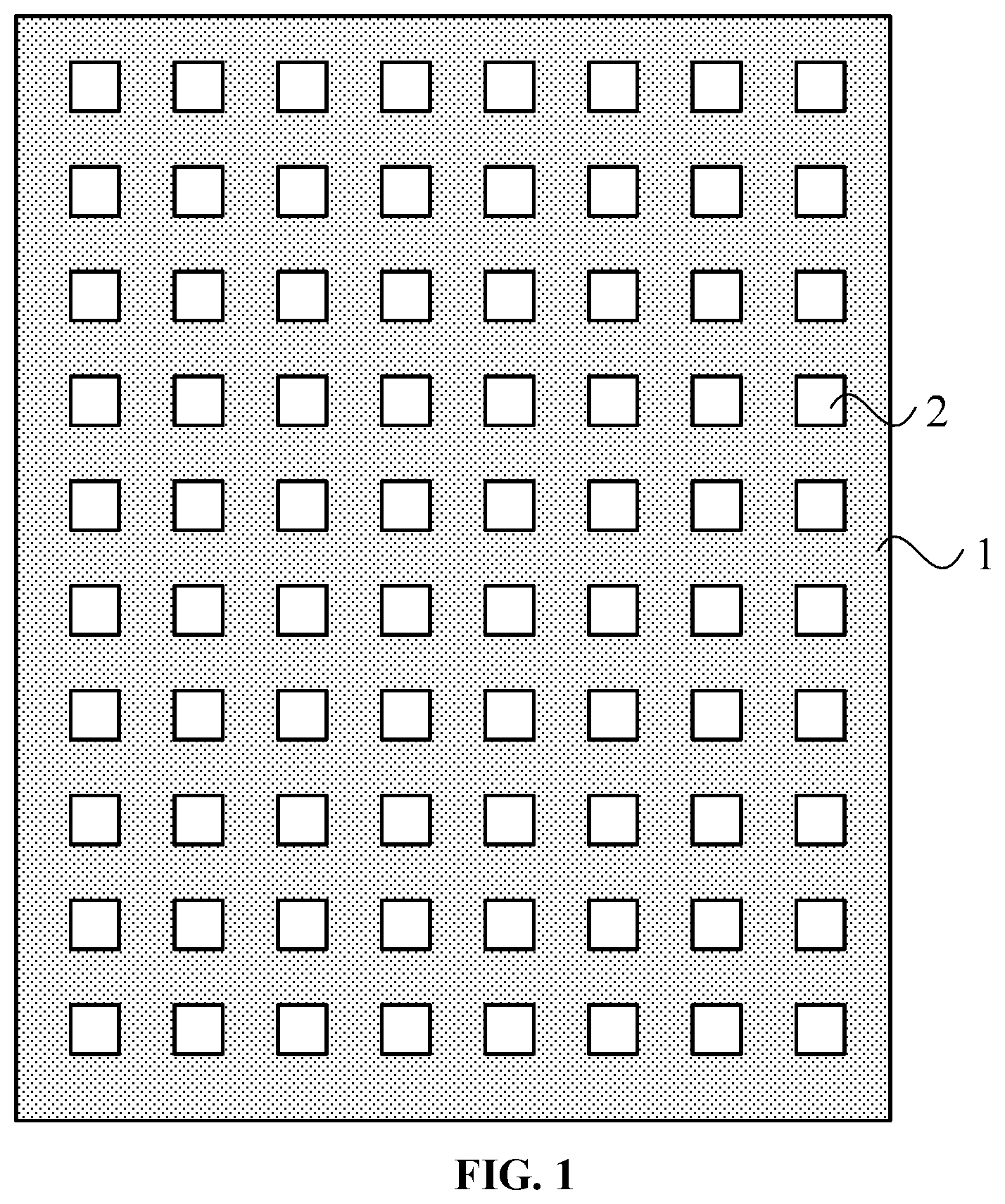 Patent US12310178 — Display panel and display device for voiding fixed grating in light-transmissive regions — Figure 1