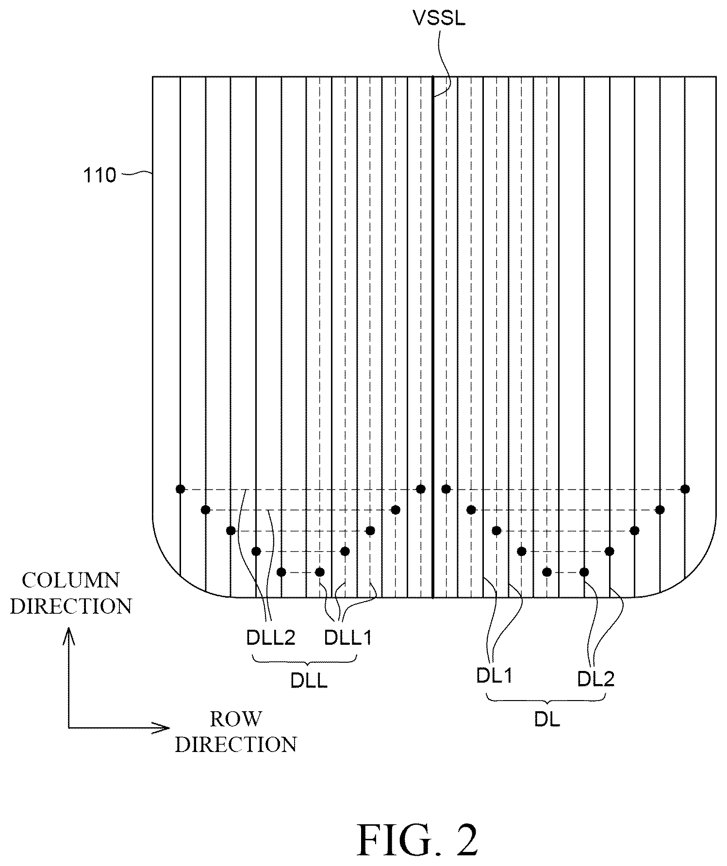 Patent US12310197 Figure 2 – Display device with data link line in active area