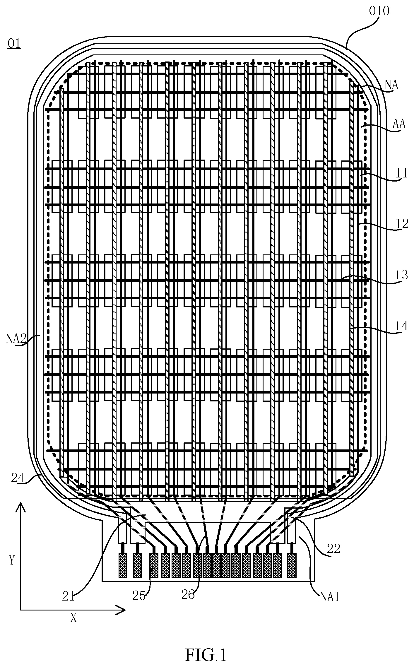 Patent US12310204 — Display panel and display apparatus — Figure 1