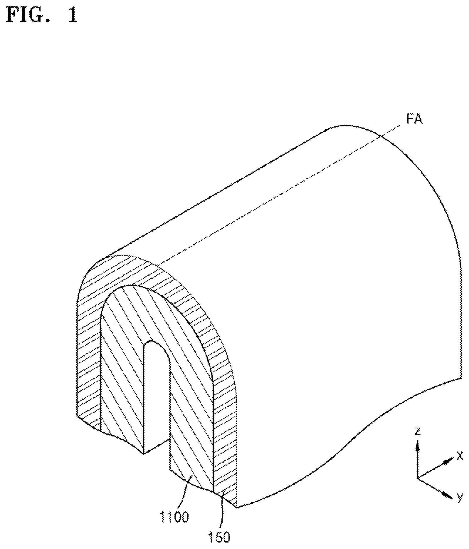Patent US12310211 Figure 1 – Anti-reflective optical film and bendable display apparatus including the optical film