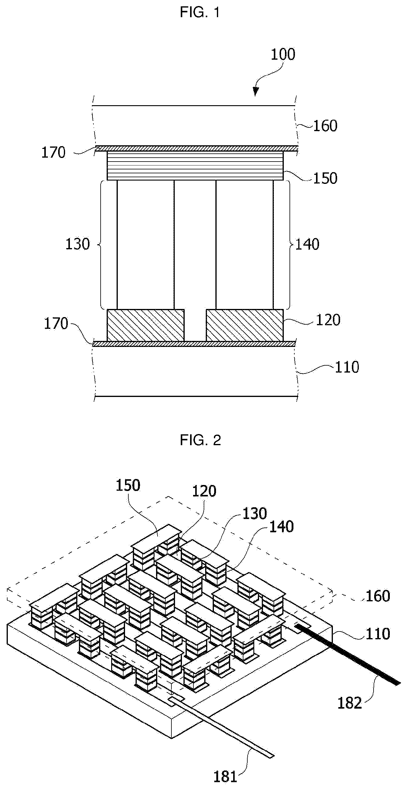 Patent US12310240 — Thermoelectric element — Figure 1
