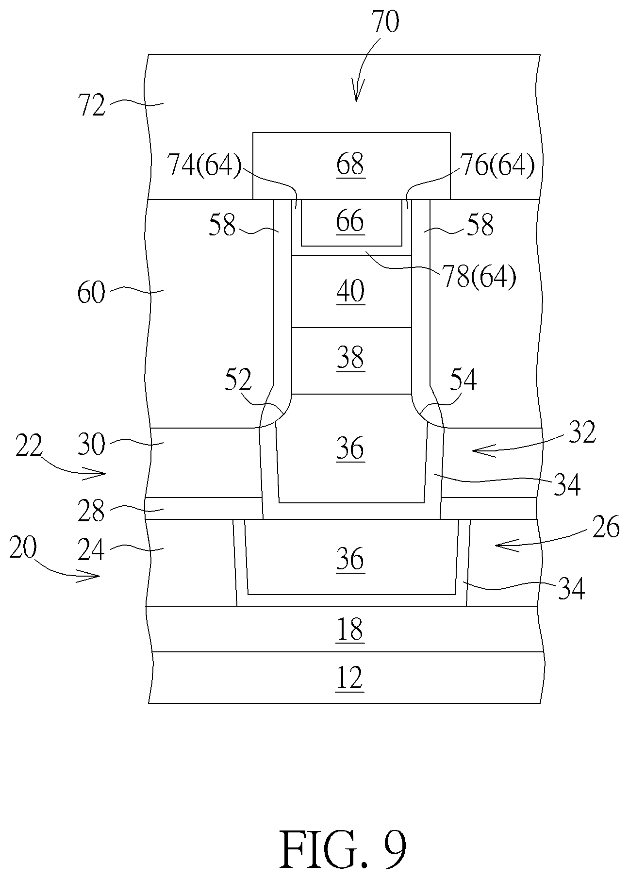 Patent US12310258 Figure 5 – Semiconductor device and method for fabricating the same