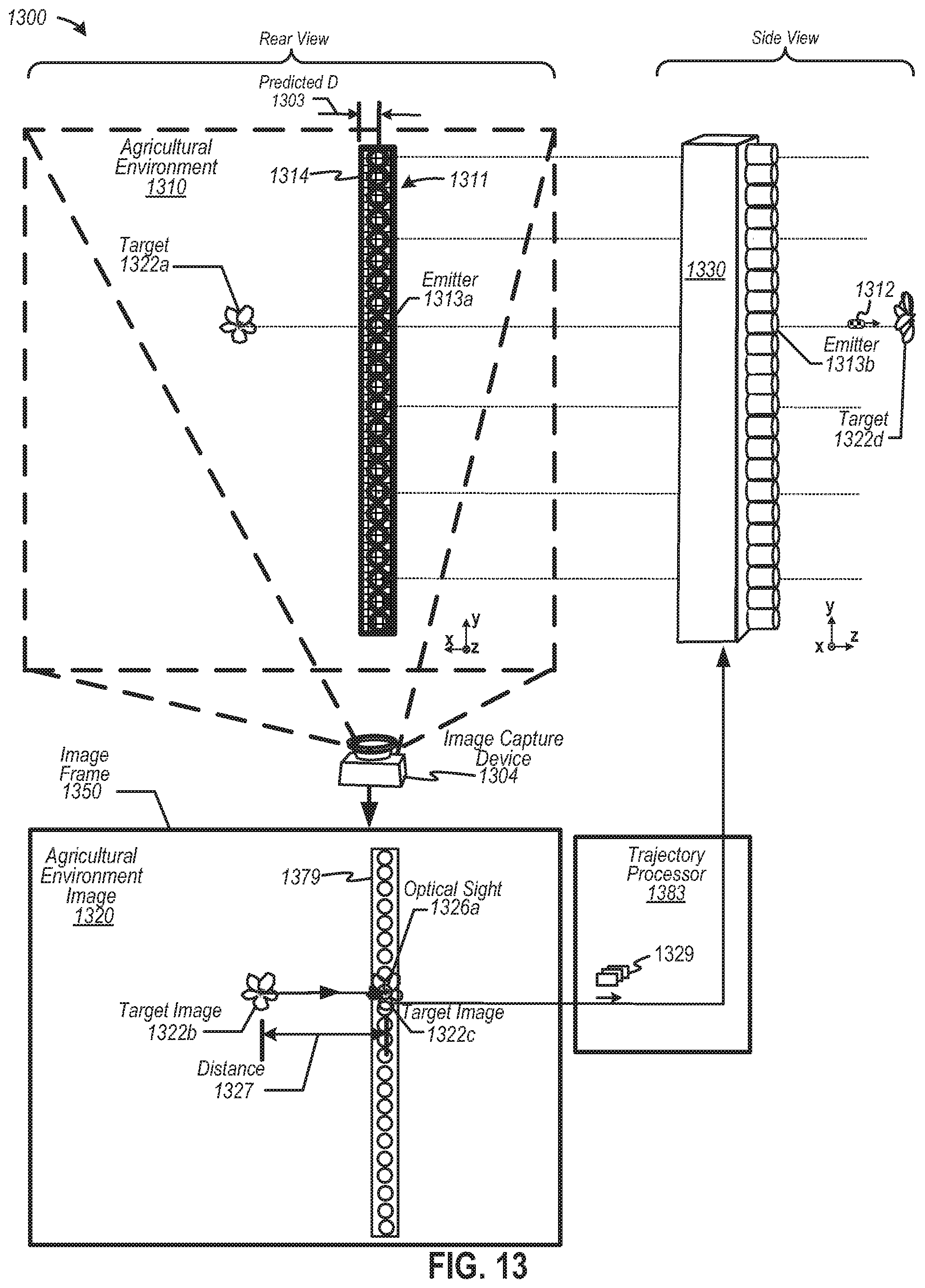 Patent US12310272 Figure 14 – Systems and methods for autonomously applying precision treatements to a group of plant objects