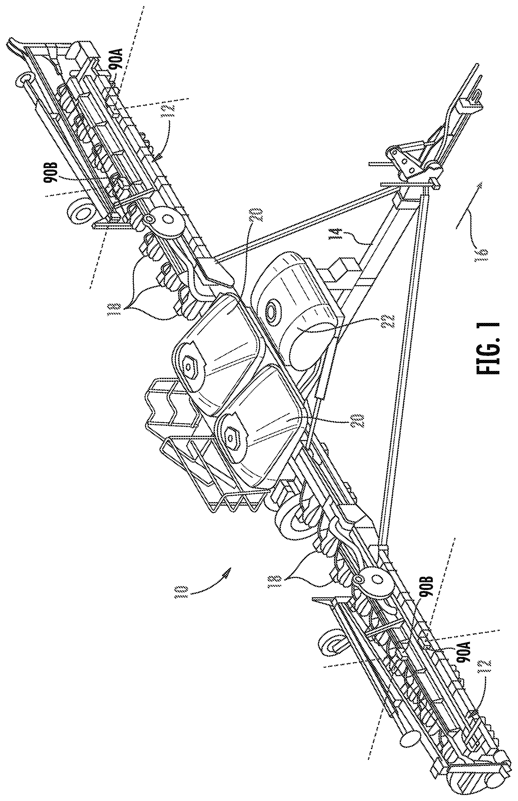 Patent US12310279 Figure 1 – System and method for automatically controlling fertilizer application within a field