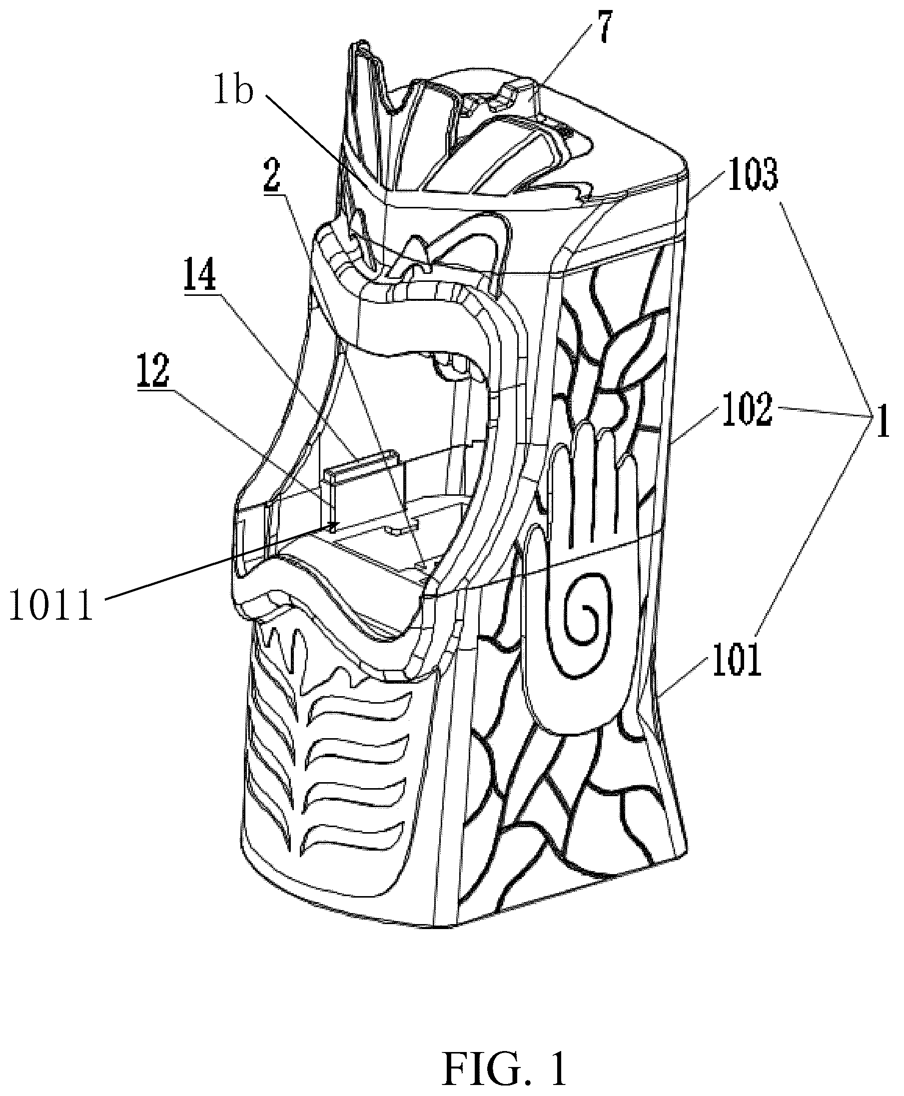 Patent US12310343 — Pet water feeder — Figure 1