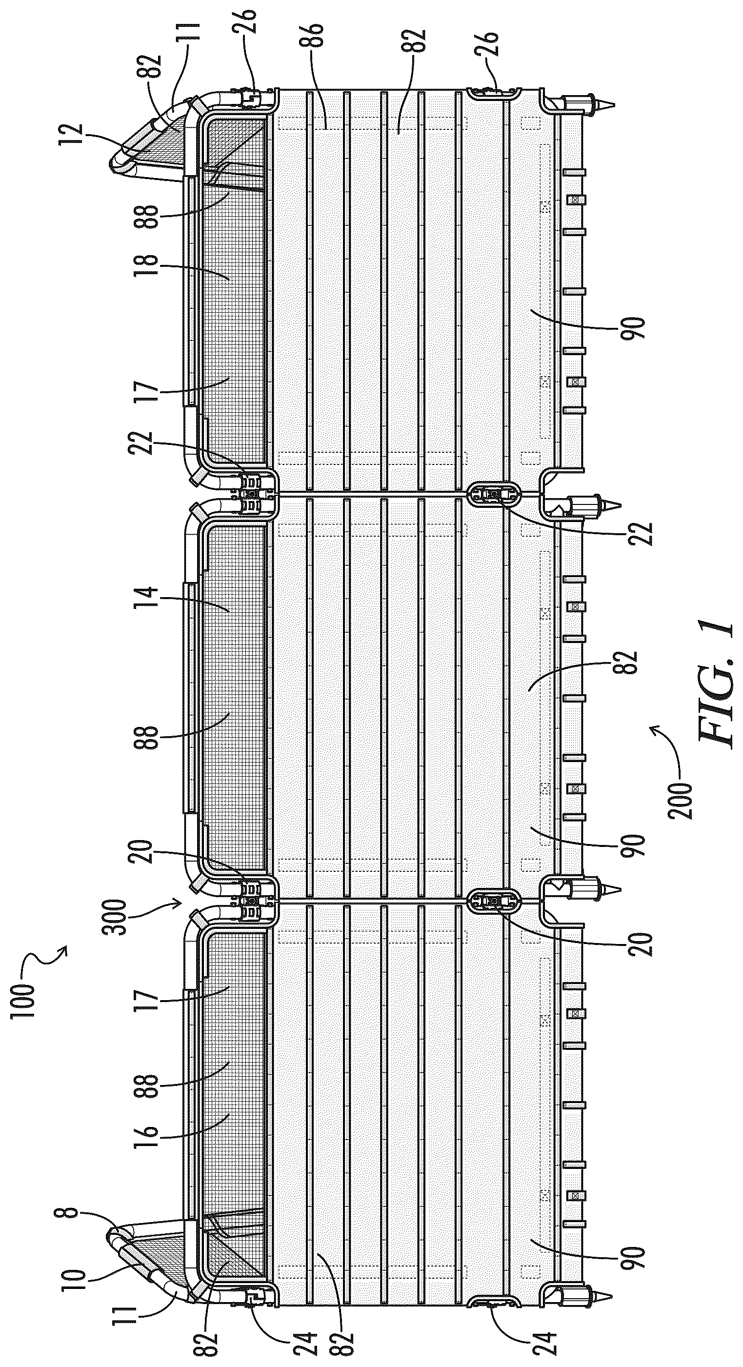 Patent US12310354 Figure 1 – Portable hunting blind