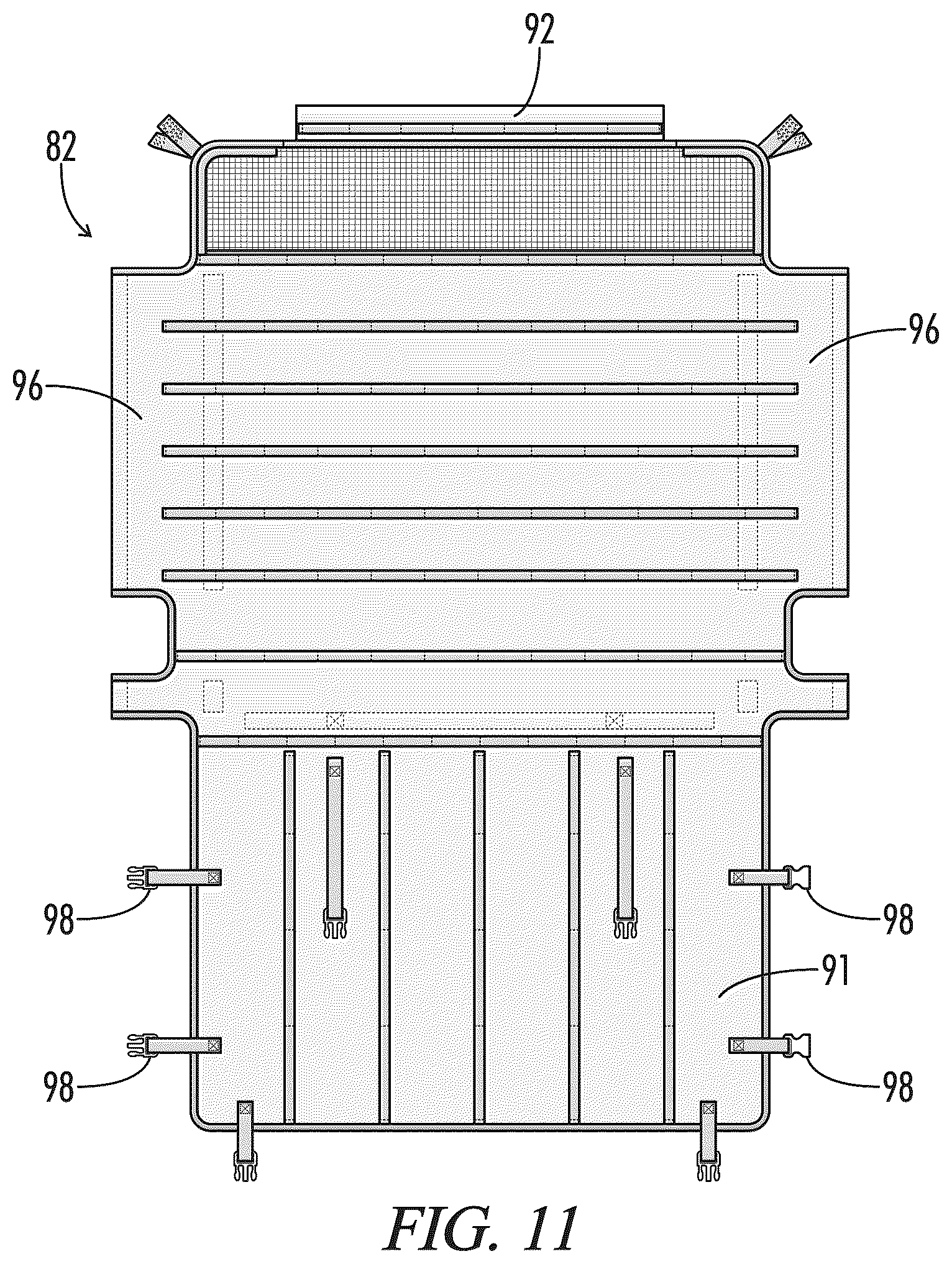 Patent US12310354 Figure 11 – Portable hunting blind