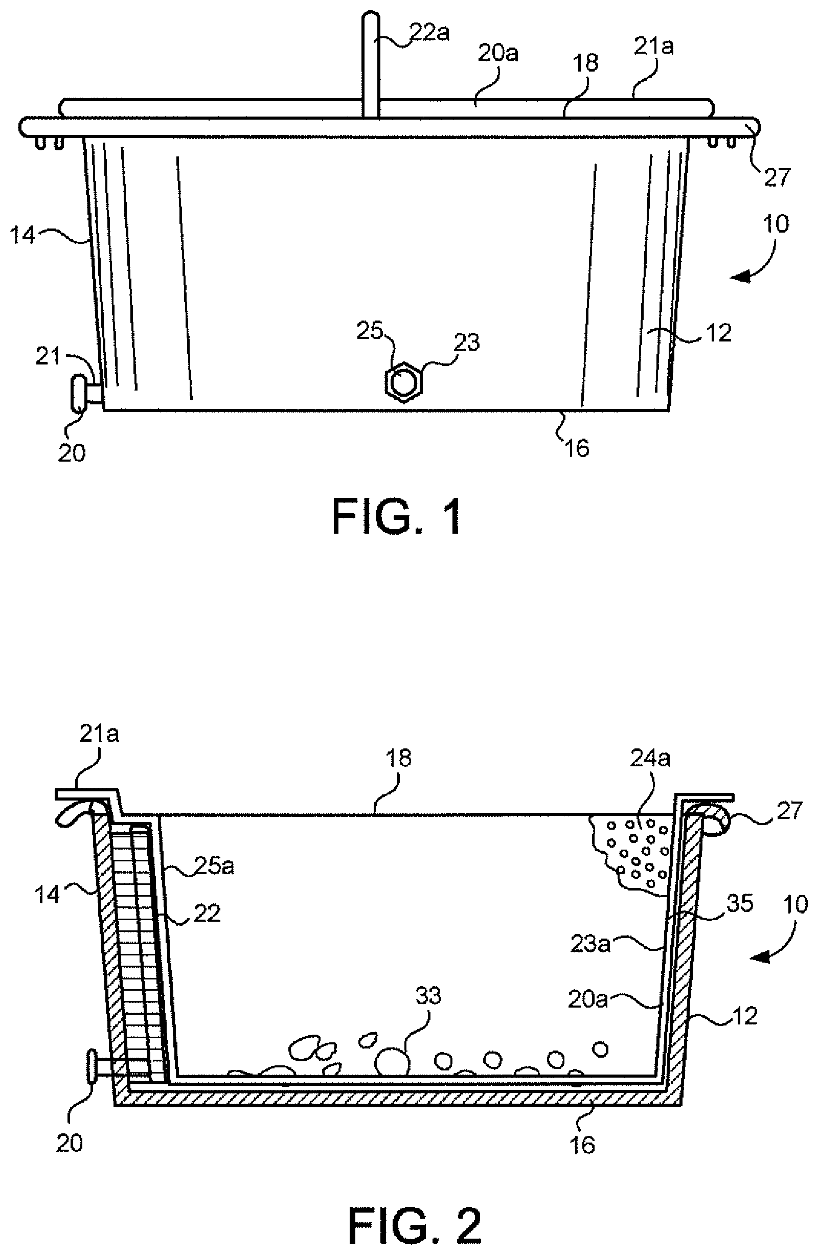 Patent US12310377 — Apparatus and assembly for the cleaning and cooking of seafood and crustacea — Figure 1