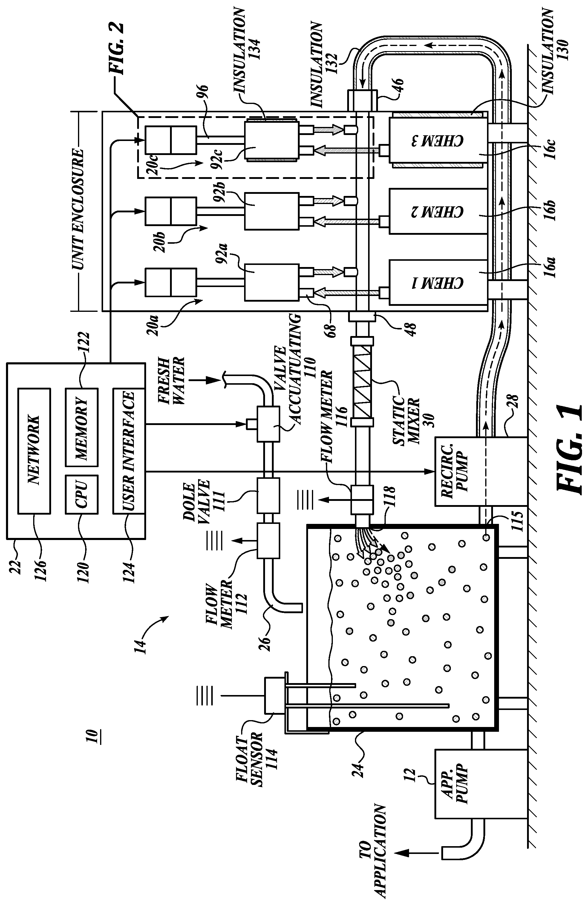 Patent US12310378 — Produce processing dosing system — Figure 1