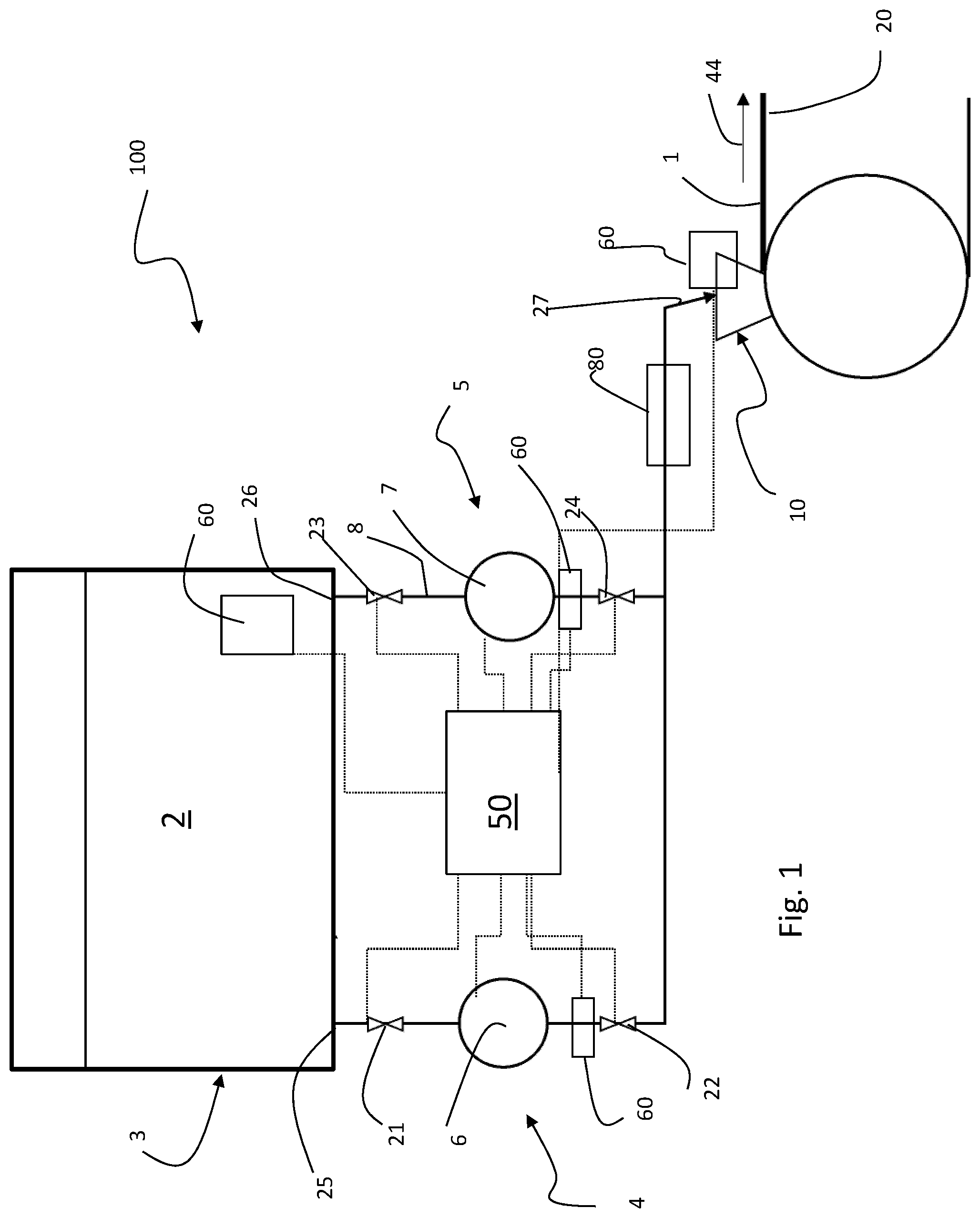 Patent US12310397 — Method and apparatus to cast a sheet of material containing alkaloids — Figure 1