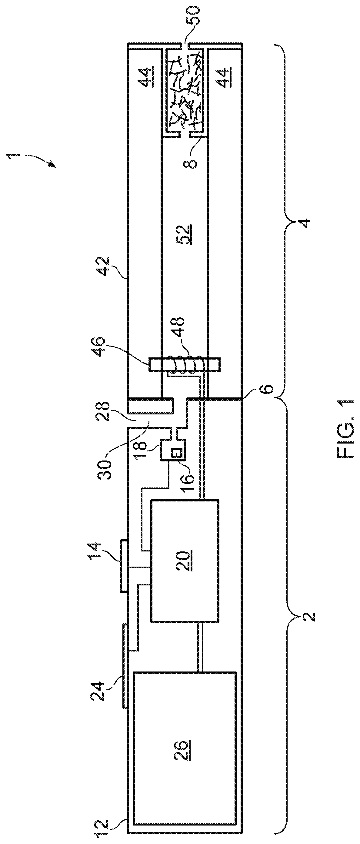 Patent US12310415 — Vapor provision system and corresponding method — Figure 1