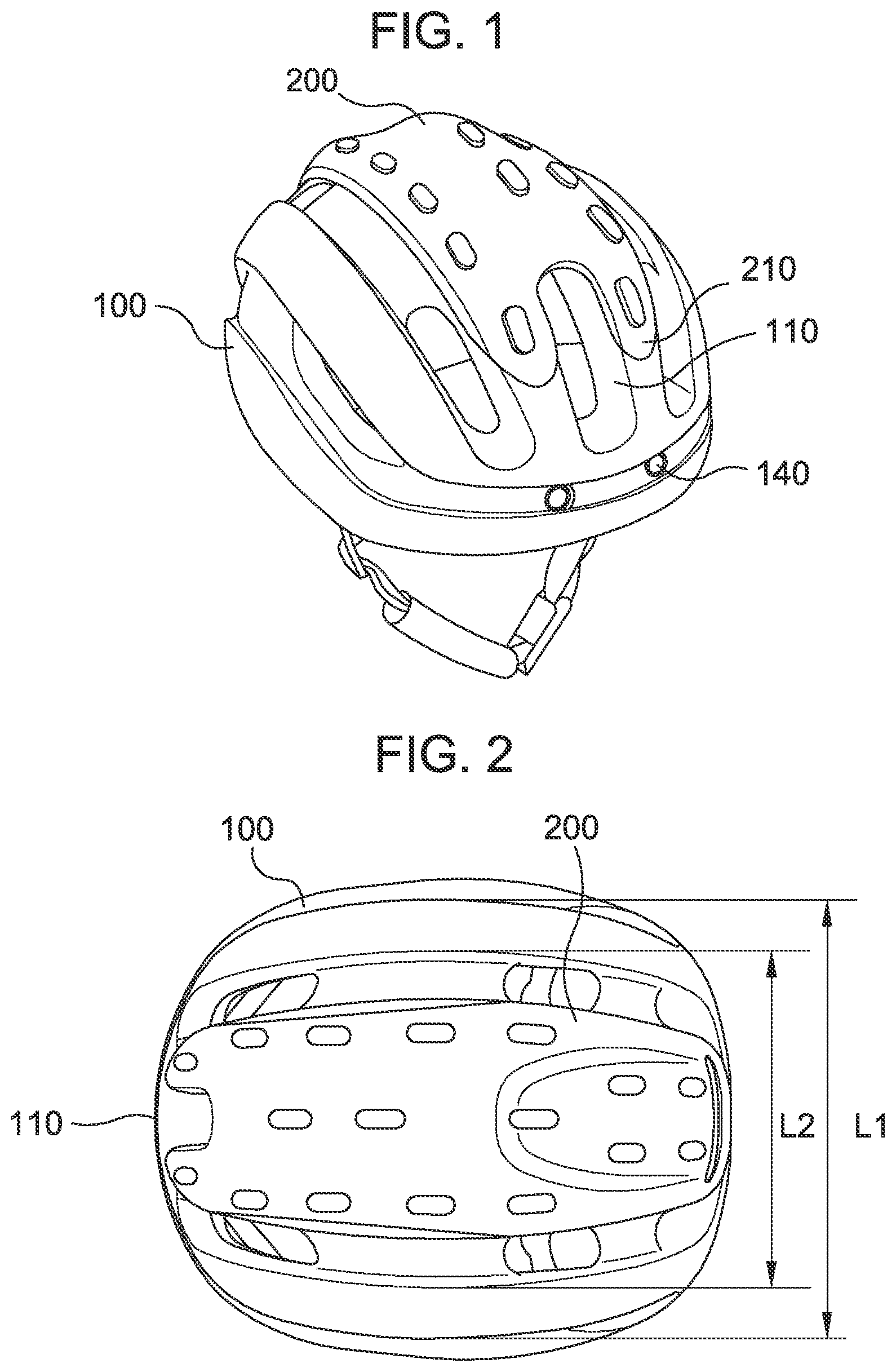 Patent US12310443 — Helmet with ornaments — Figure 1