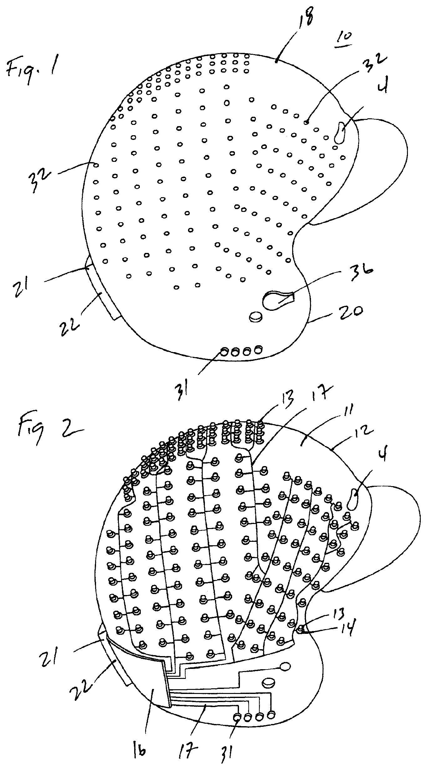 Patent US12310444 — Helmet lighting system — Figure 1