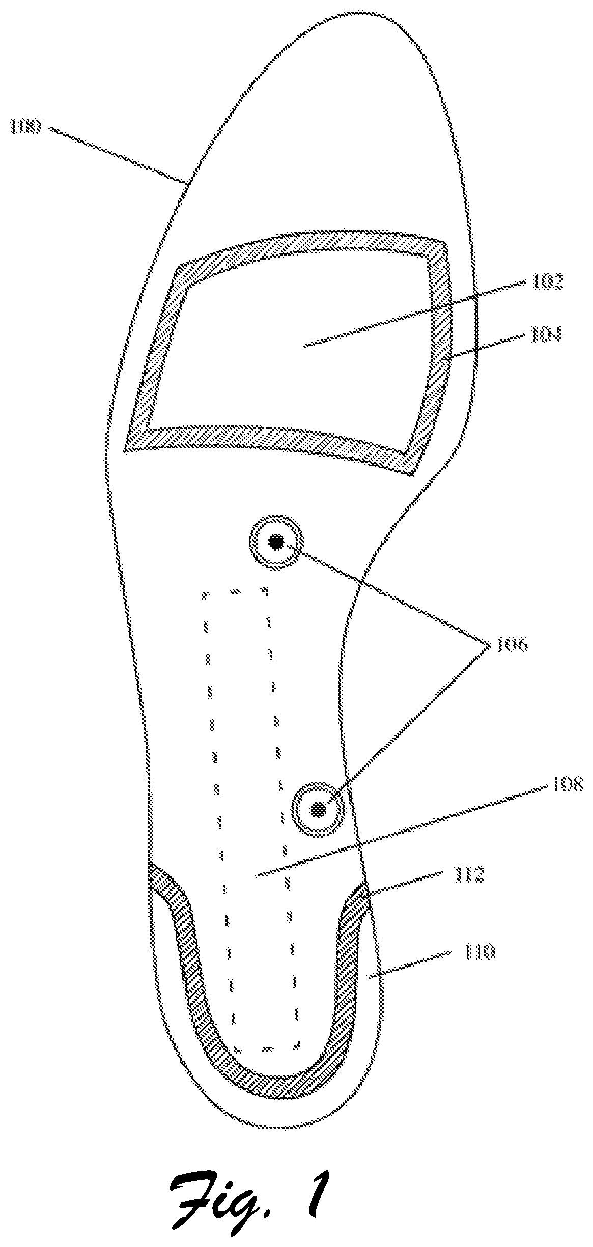 Patent US12310455 — Customizable footwear system — Figure 1